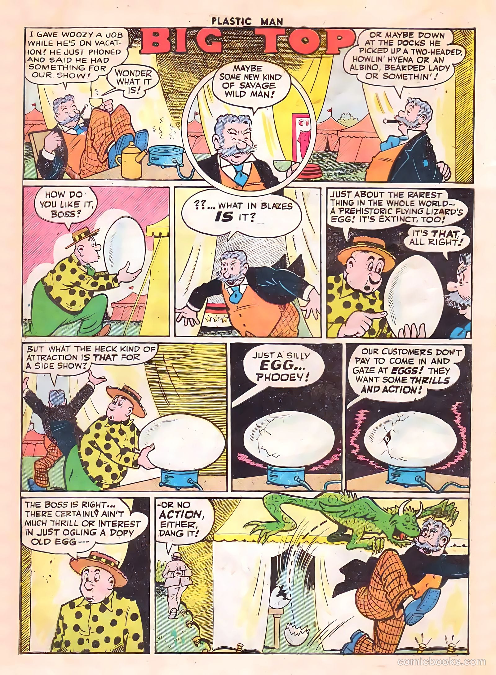 Plastic Man #60 (1956) — page 10 of 36