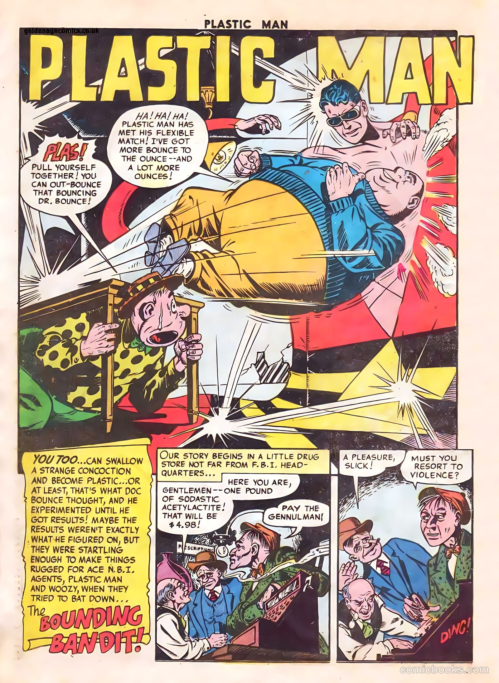 Plastic Man #60 (1956) — page 12 of 36