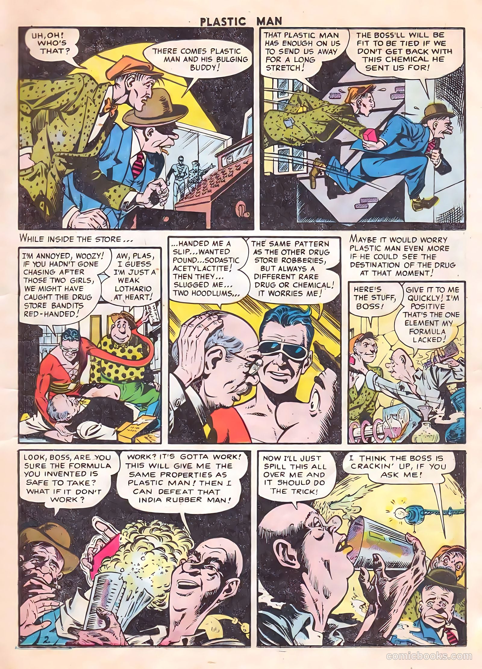 Plastic Man #60 (1956) — page 13 of 36