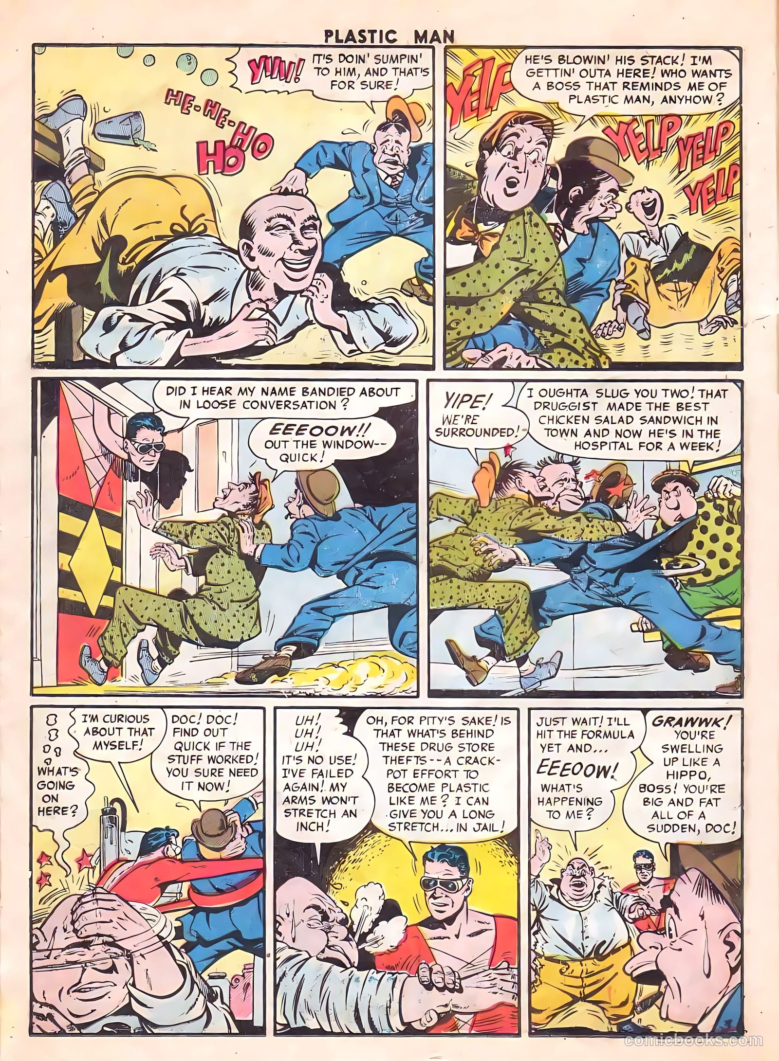 Plastic Man #60 (1956) — page 14 of 36