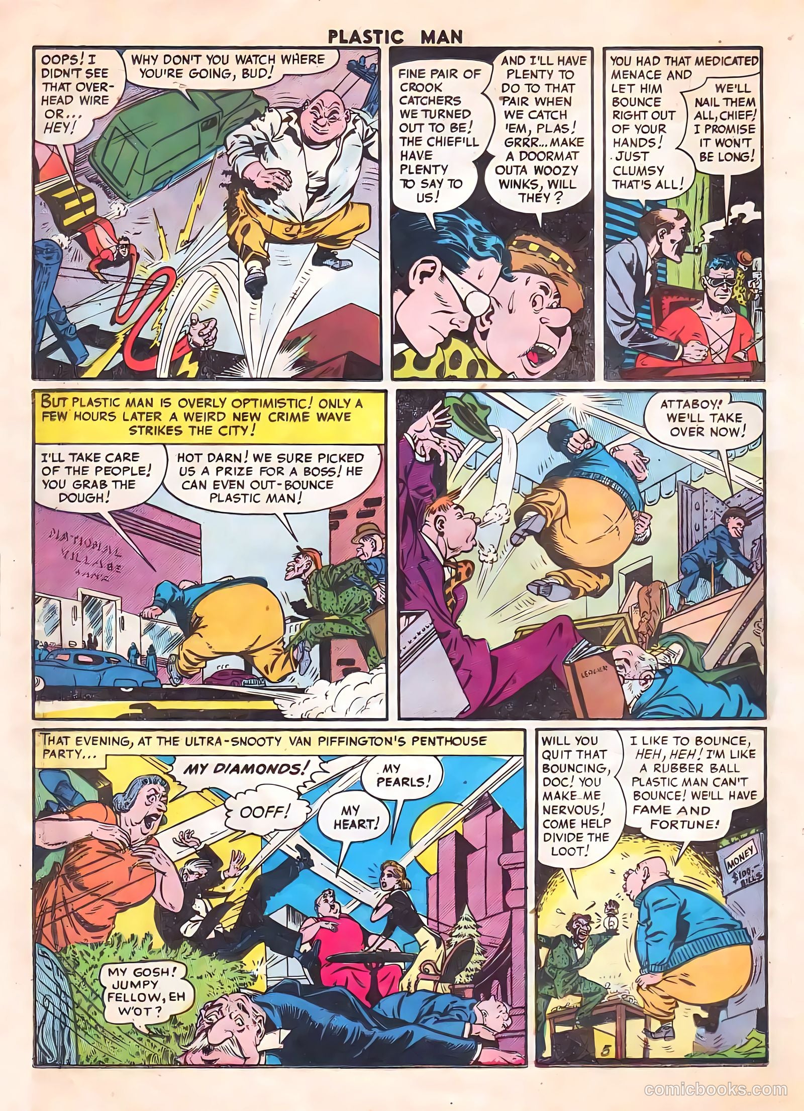 Plastic Man #60 (1956) — page 16 of 36