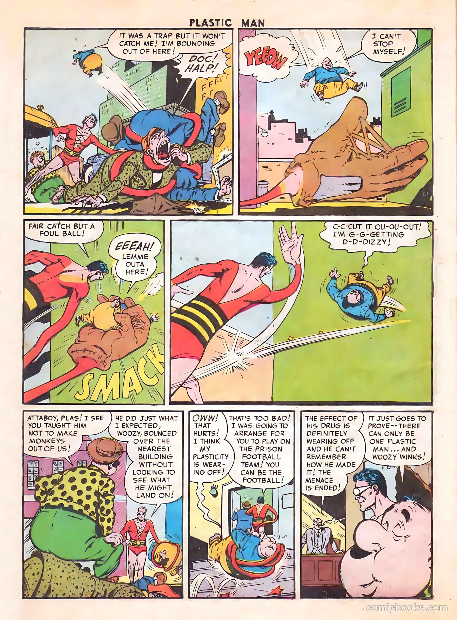 Plastic Man #60 (1956) — page 18 of 36