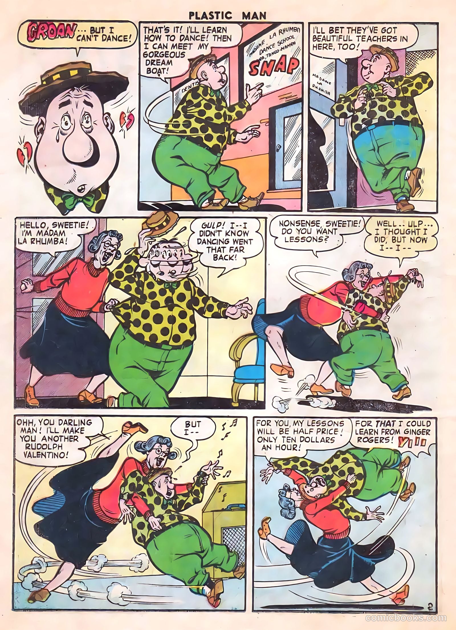 Plastic Man #60 (1956) — page 20 of 36