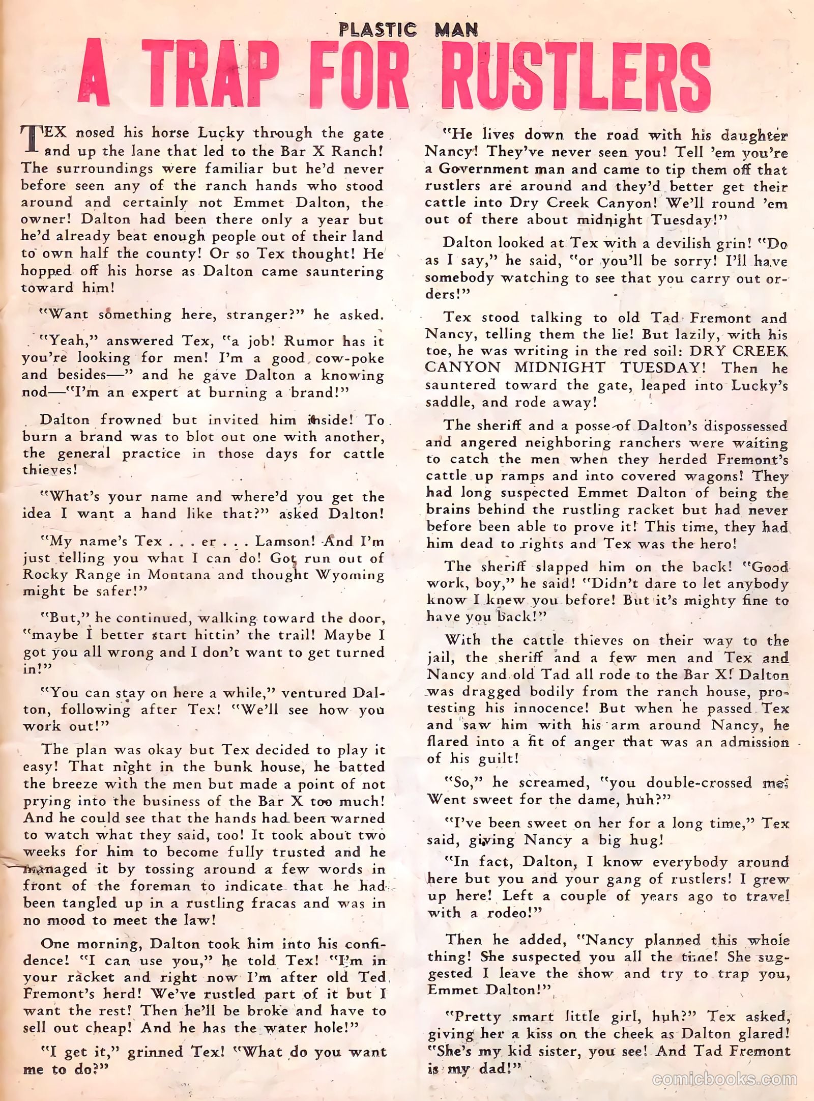 Plastic Man #60 (1956) — page 23 of 36