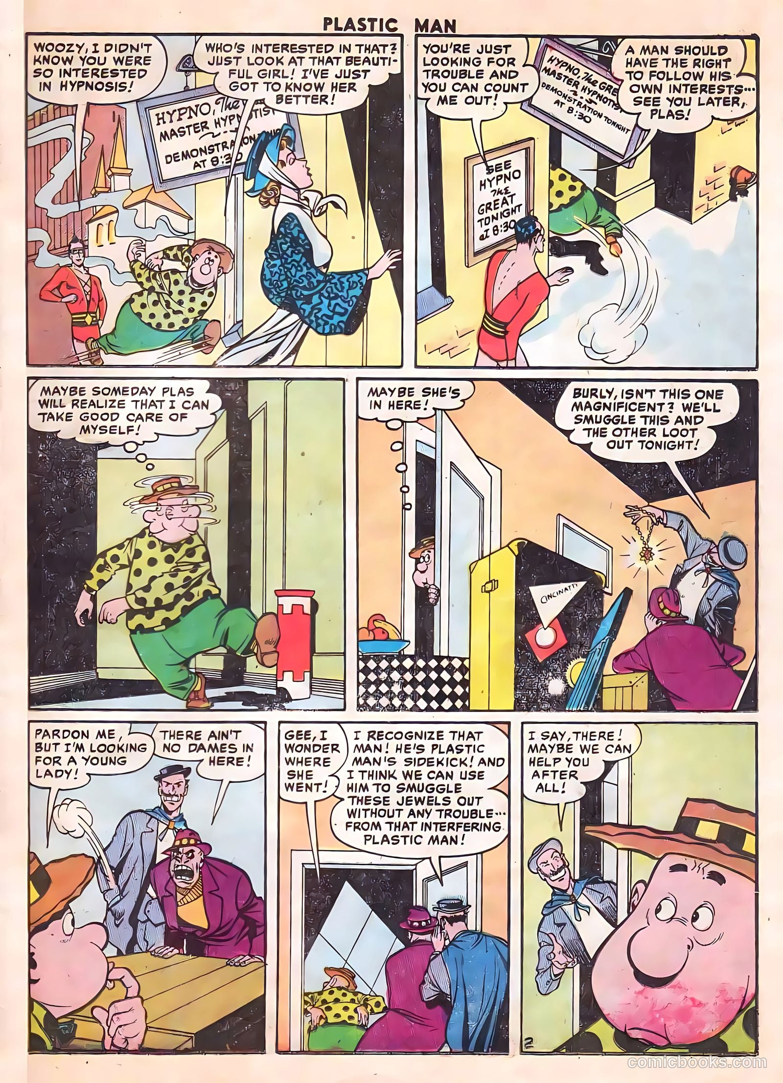 Plastic Man #60 (1956) — page 25 of 36