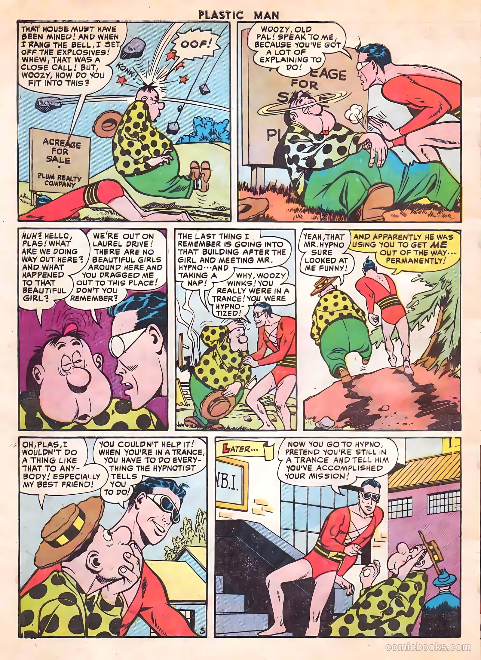 Plastic Man #60 (1956) — page 28 of 36