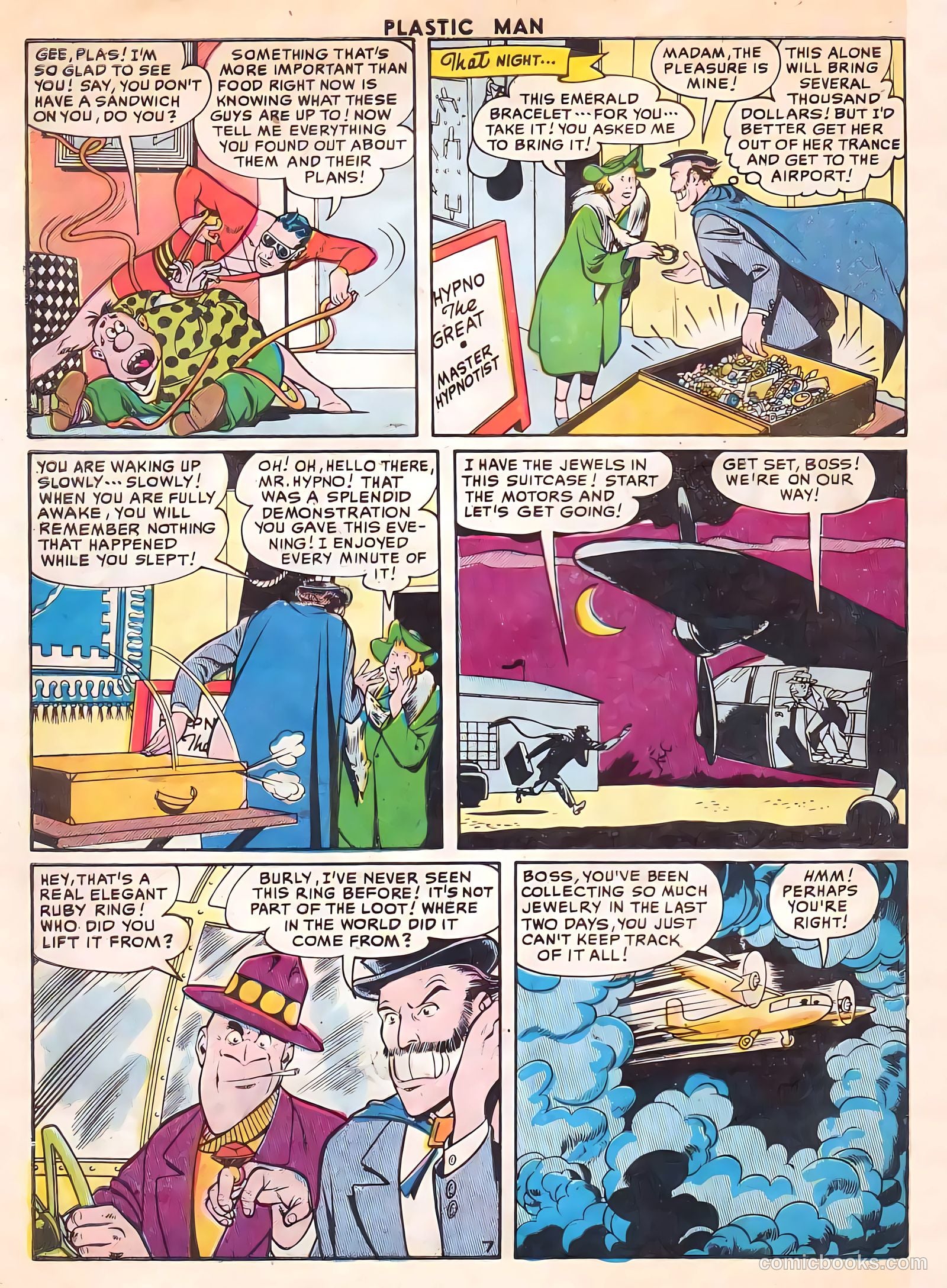 Plastic Man #60 (1956) — page 30 of 36