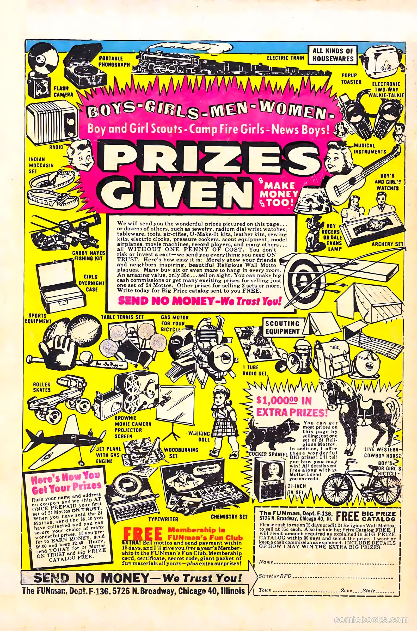 Plastic Man #60 (1956) — page 36 of 36