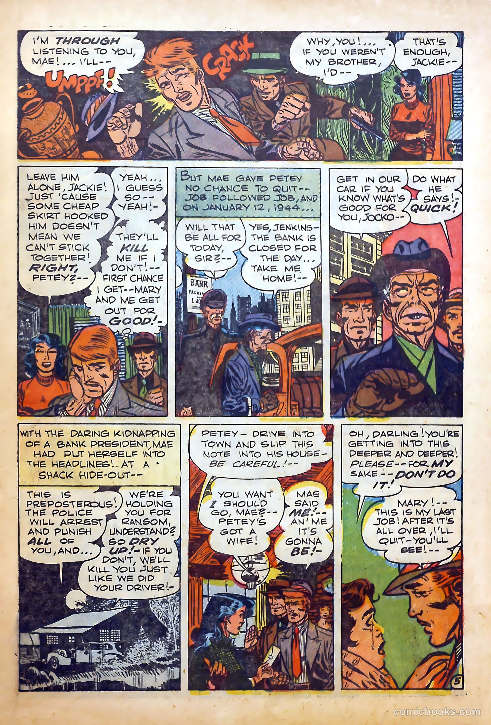 Police Line-Up #3 (1952) — page 7 of 36