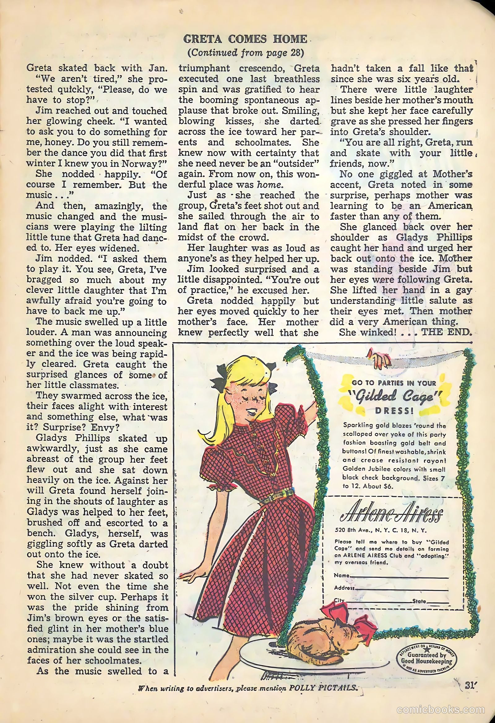 Polly Pigtails #34 (1948) — page 31 of 52