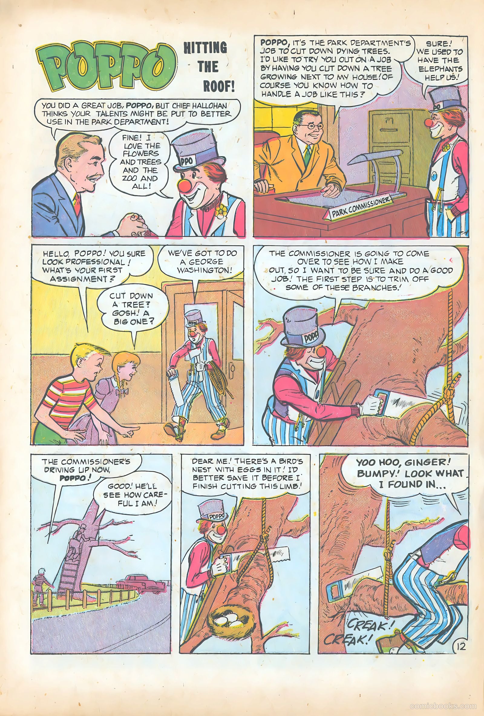Poppo of the Popcorn Theatre #6 (1955) — page 14
