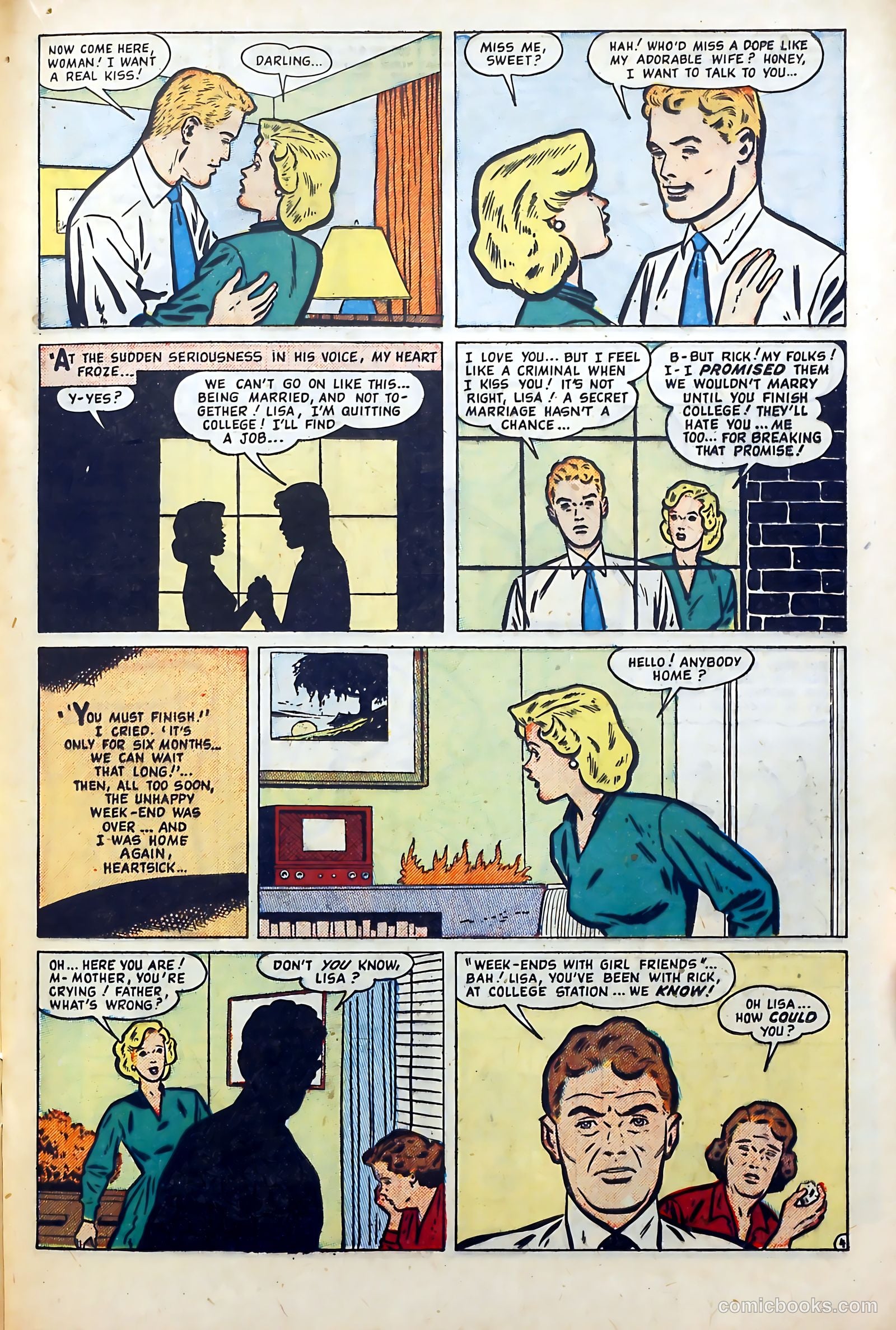Popular Romance #10 (1950) — page 17 of 37