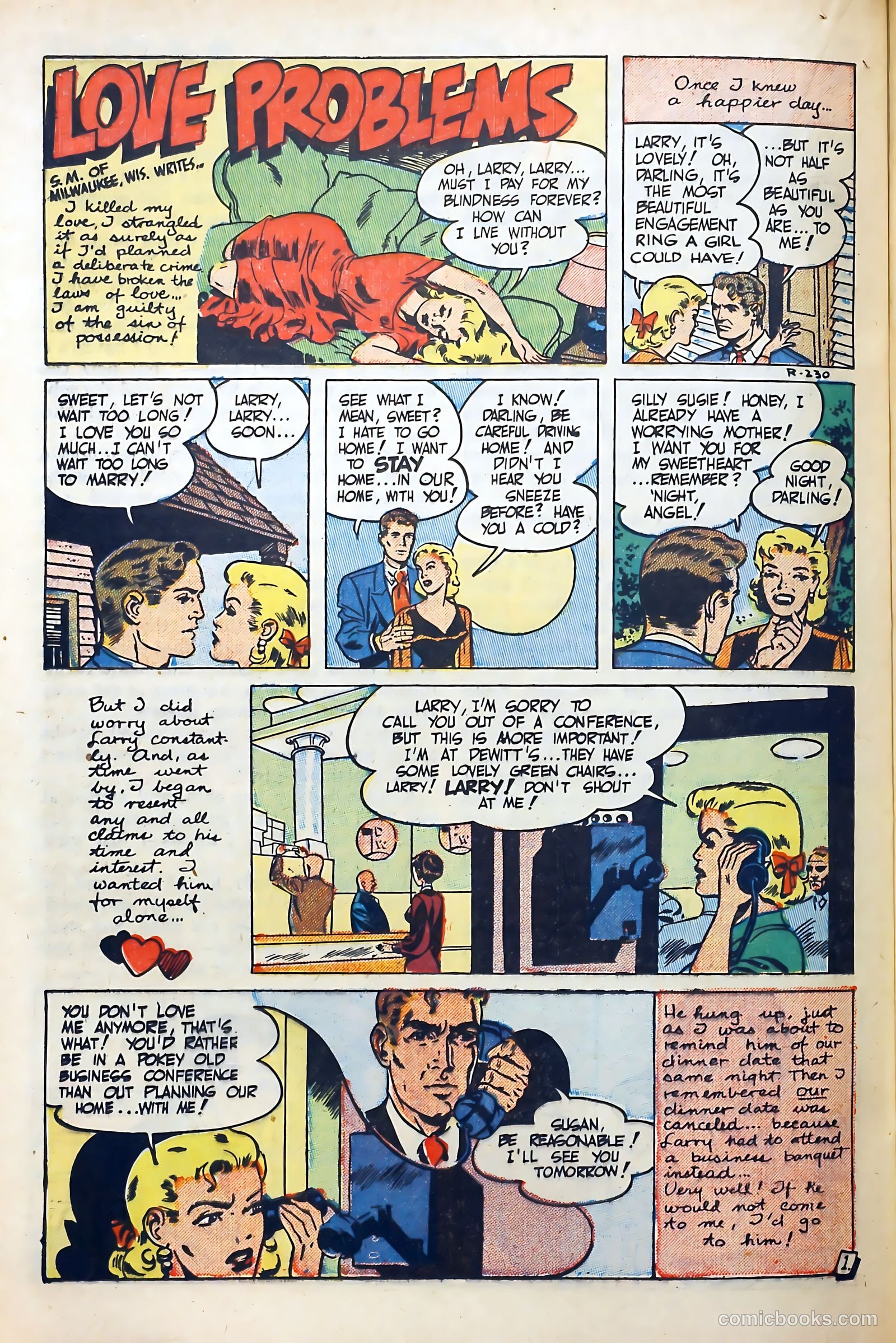 Popular Romance #10 (1950) — page 24 of 37