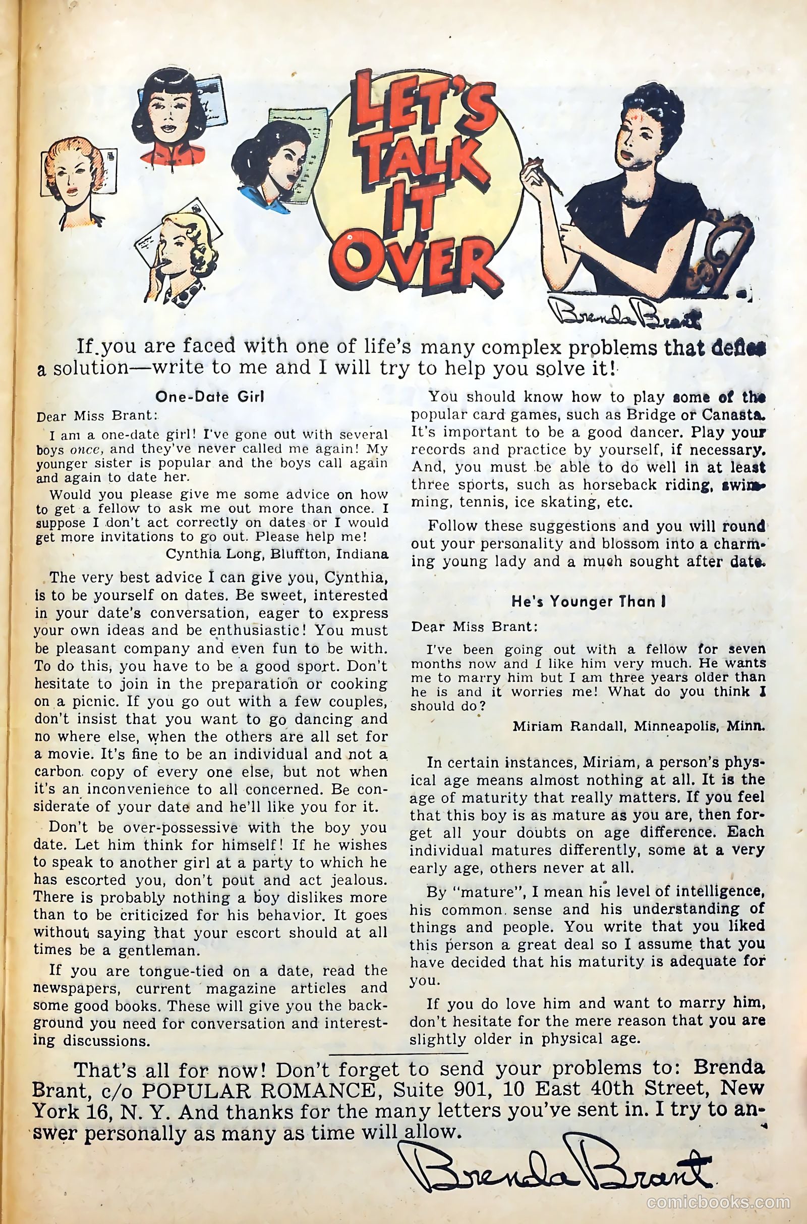 Popular Romance #10 (1950) — page 33 of 37