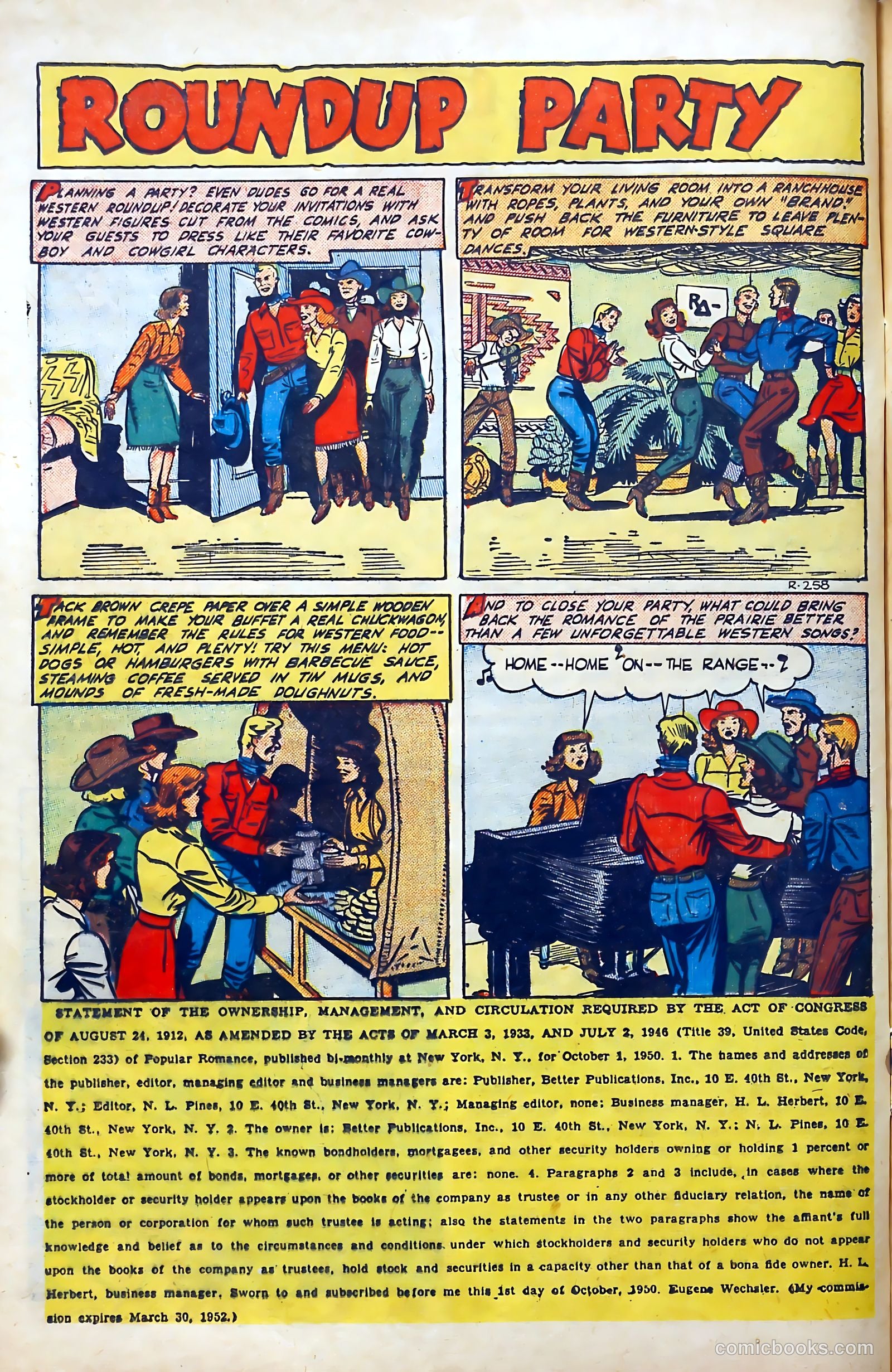 Popular Romance #11 (1951) — page 25 of 37