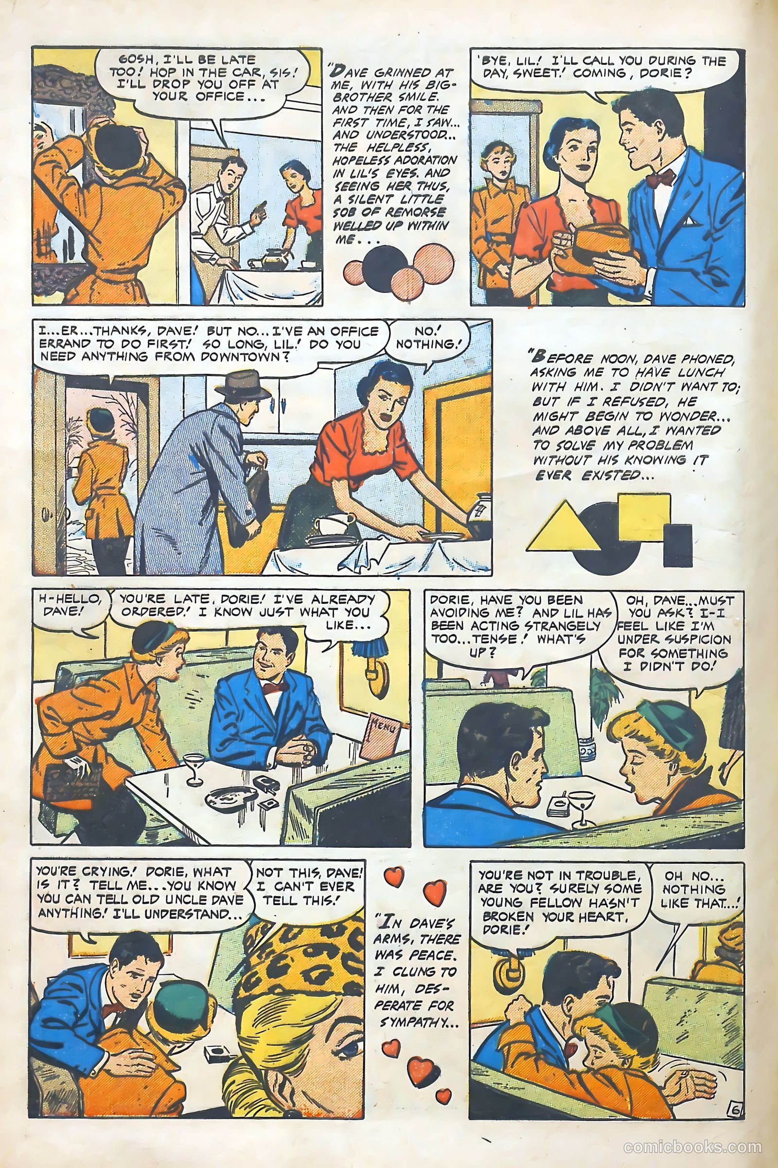 Popular Romance #12 (1951) — page 8 of 36