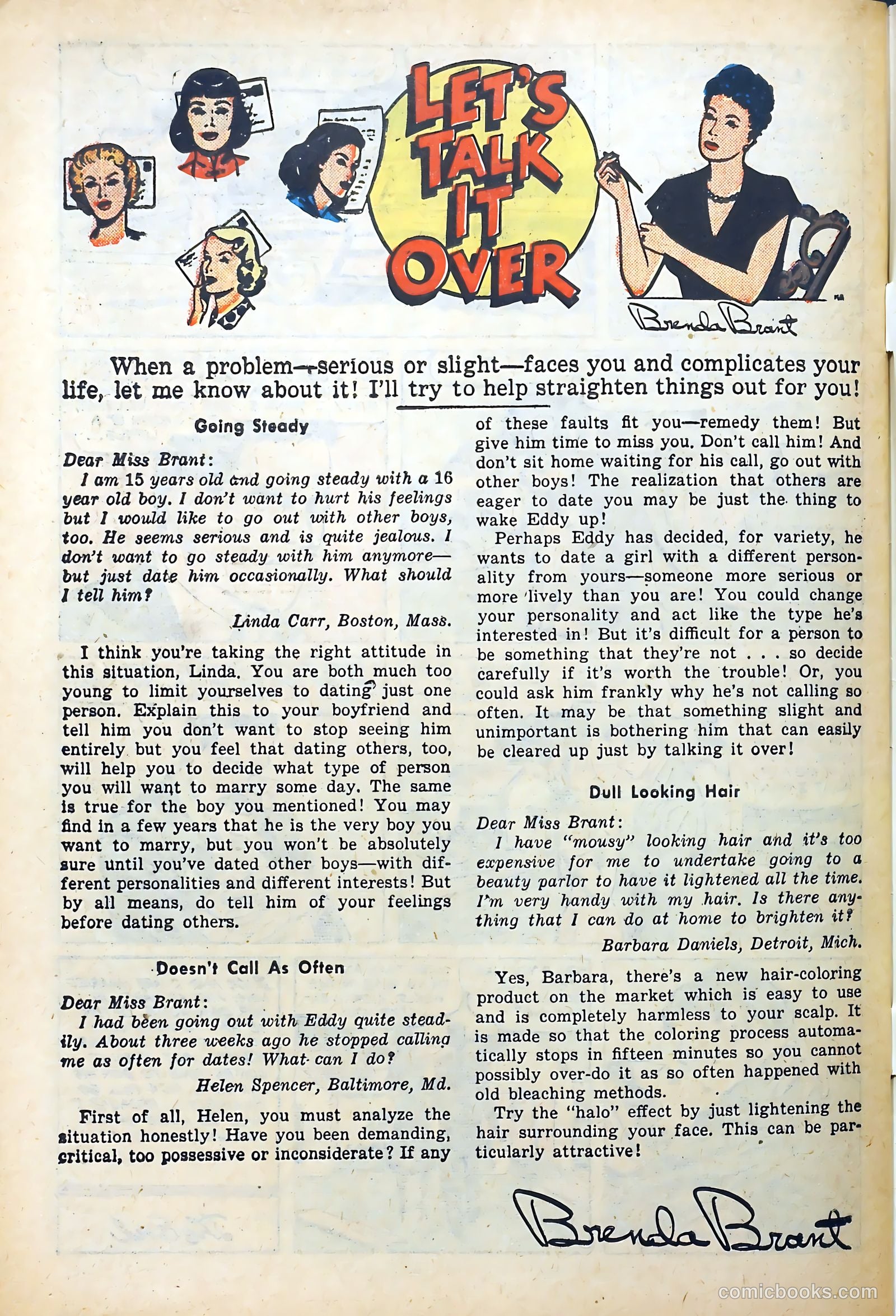 Popular Romance #13 (1951) — page 34 of 36