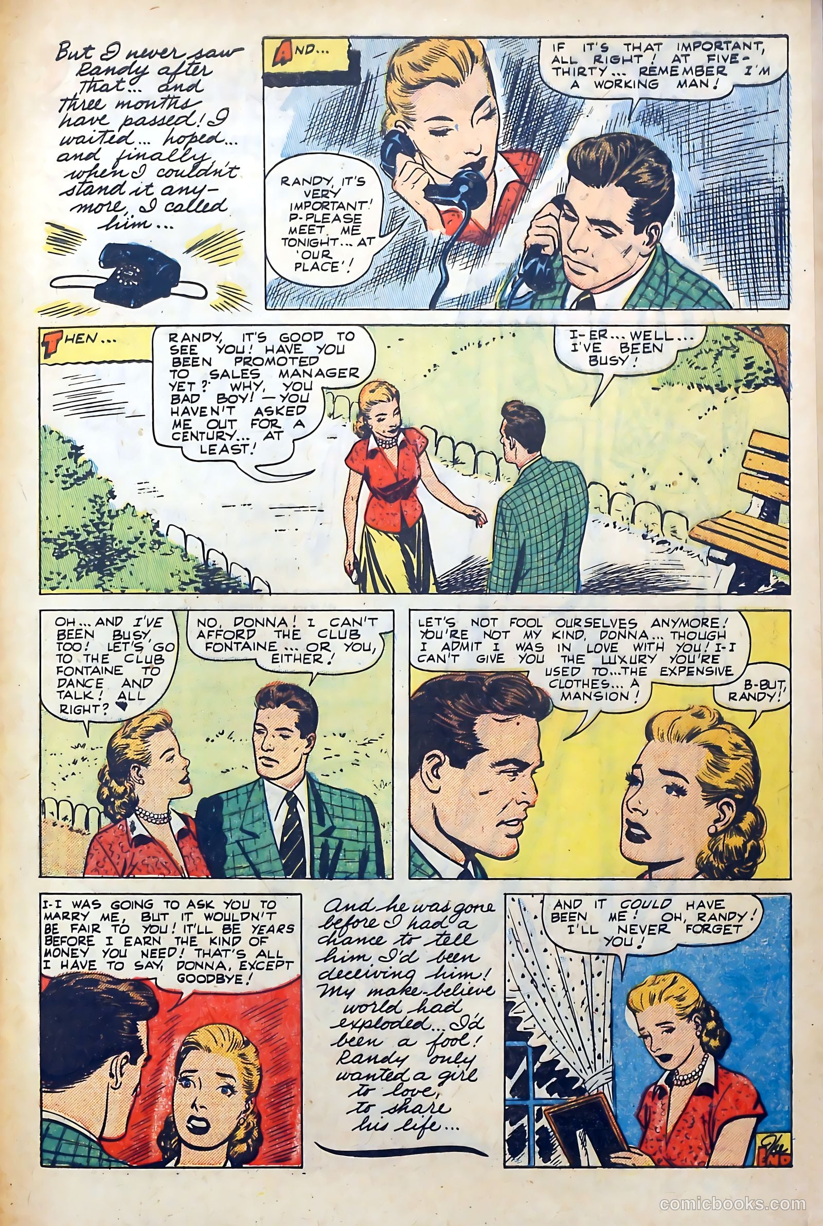 Popular Romance #16 (1951) — page 33 of 38