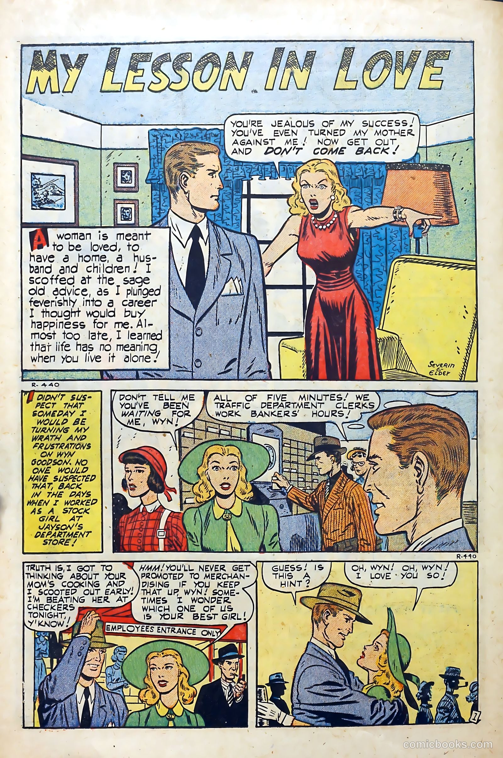 Popular Romance #17 (1952) — page 22 of 36