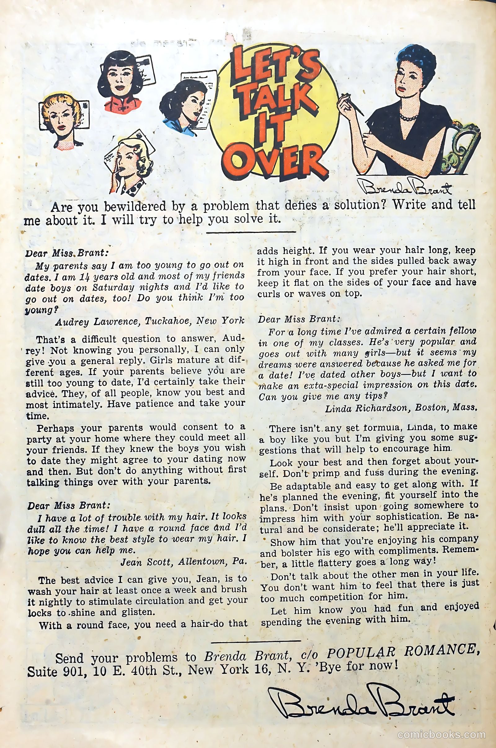 Popular Romance #17 (1952) — page 30 of 36