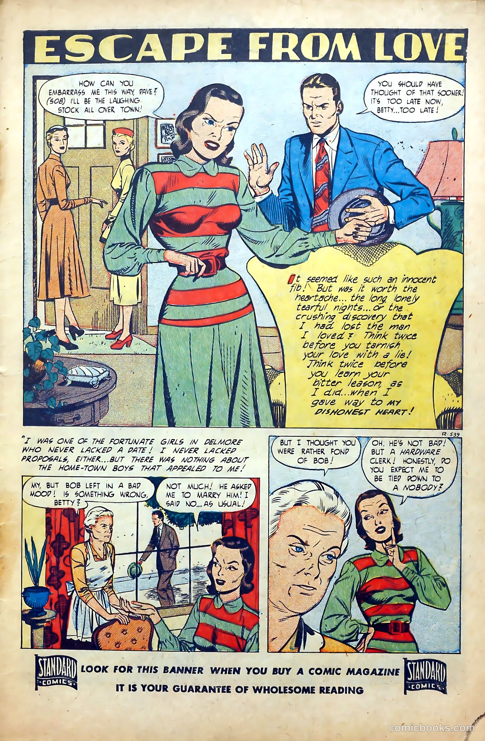 Popular Romance #18 (1952) — page 3 of 36