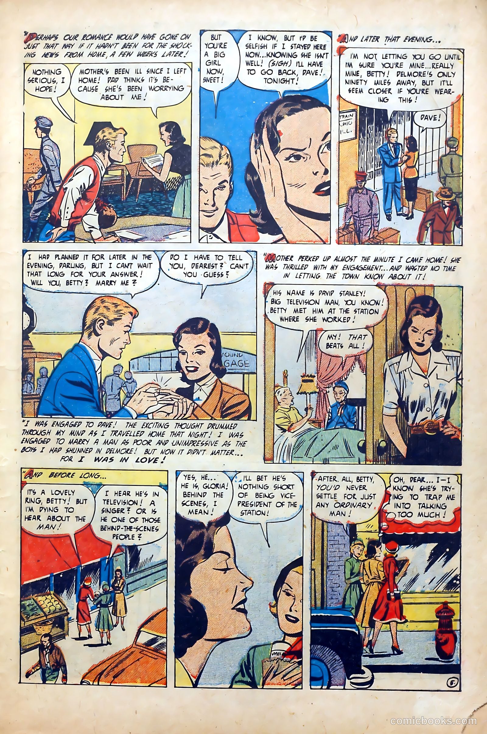 Popular Romance #18 (1952) — page 7 of 36