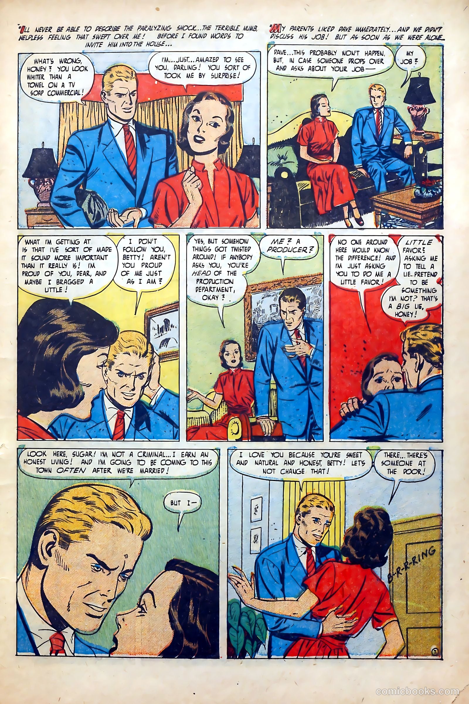 Popular Romance #18 (1952) — page 9 of 36
