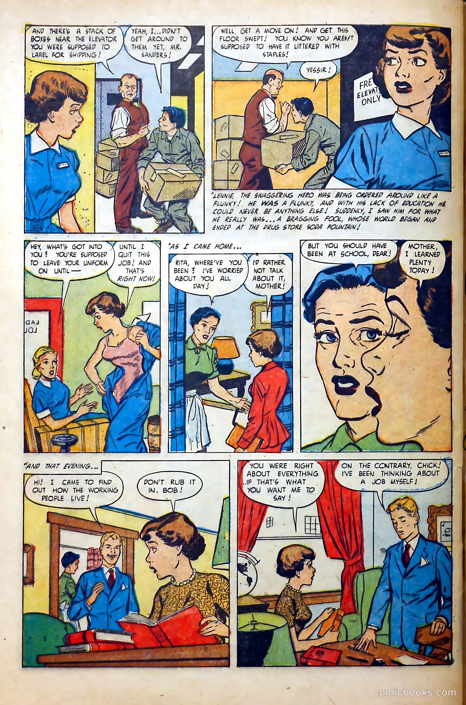 Popular Romance #18 (1952) — page 32 of 36