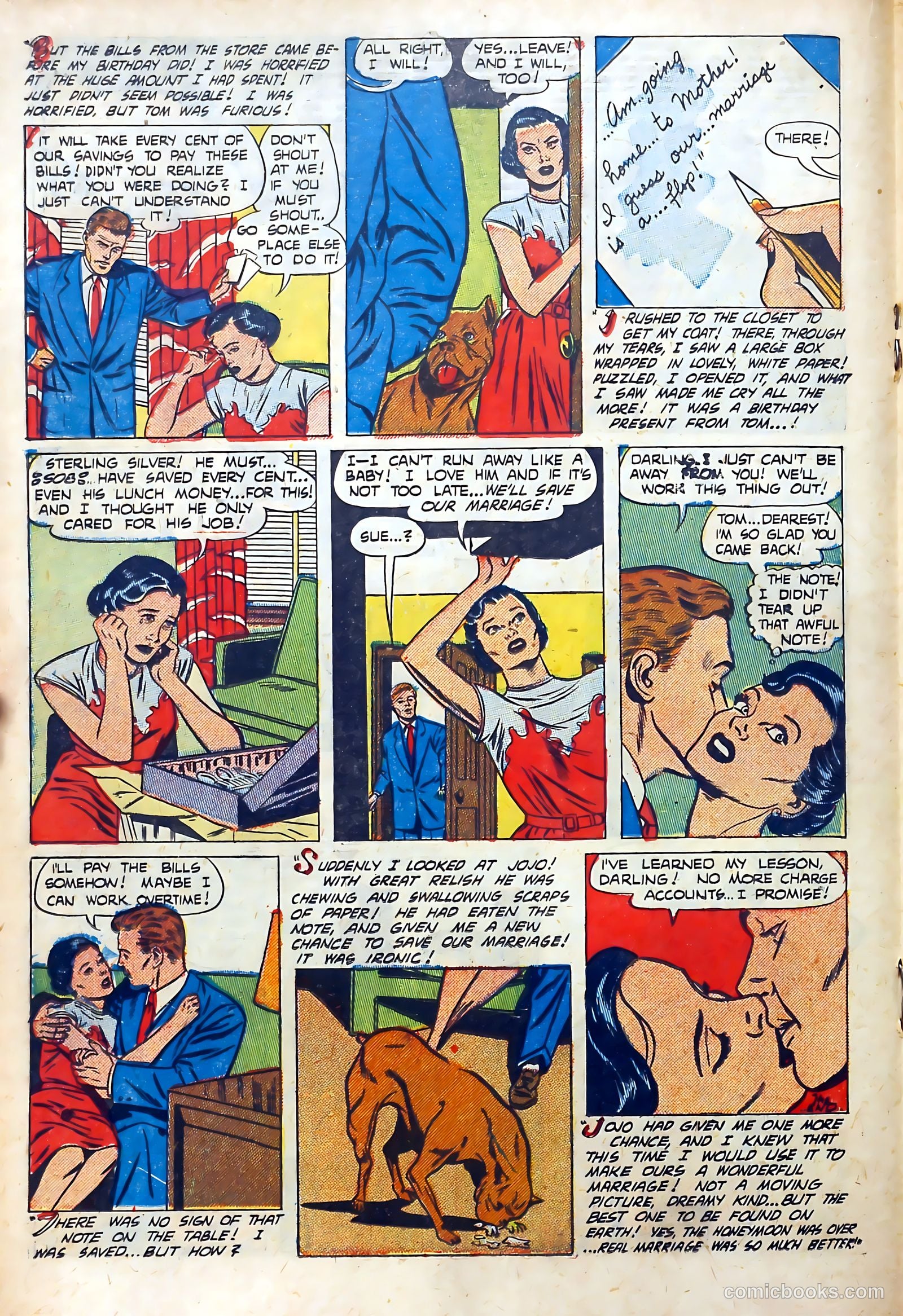 Popular Romance #20 (1952) — page 18 of 37