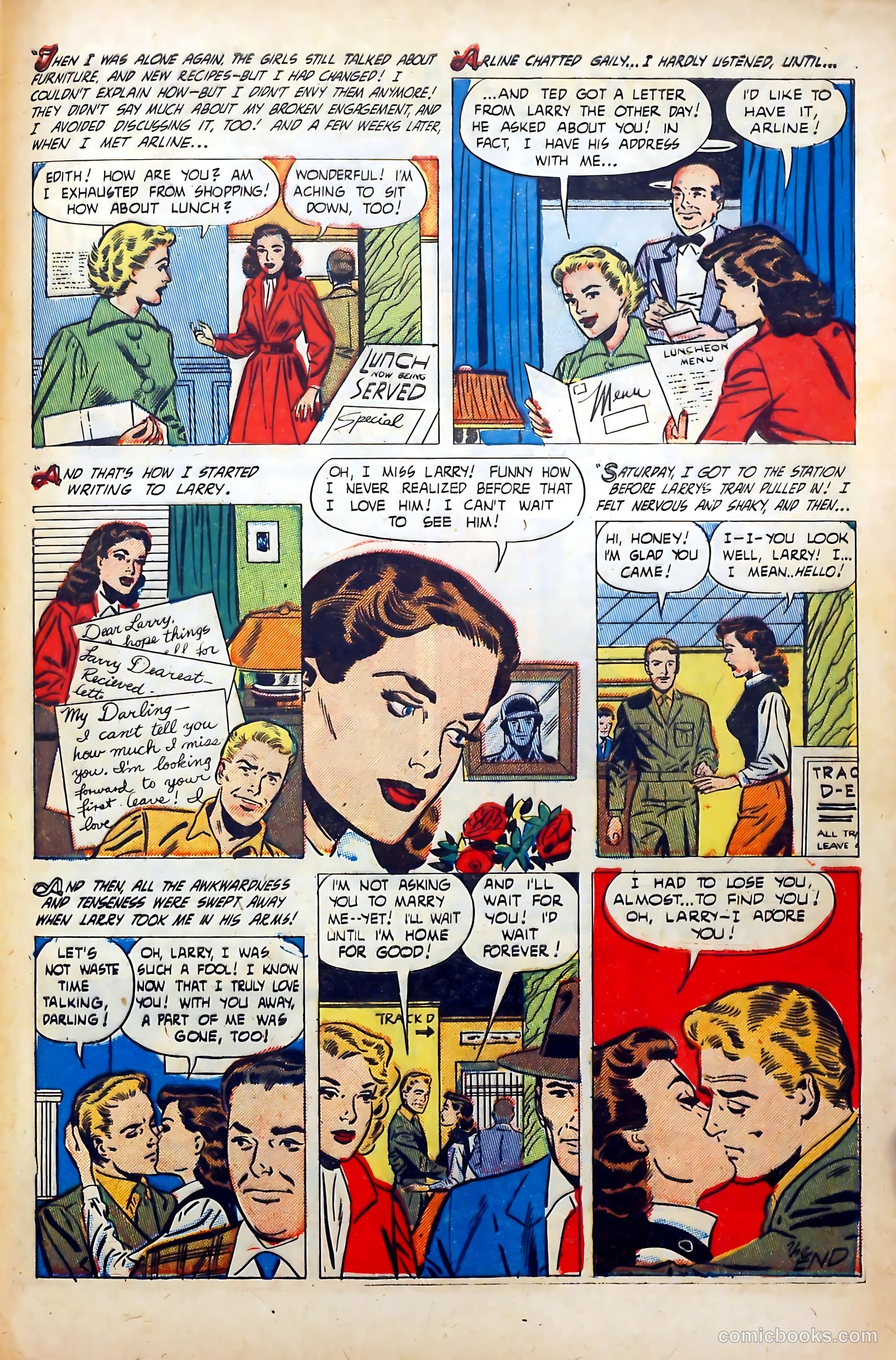 Popular Romance #20 (1952) — page 33 of 37