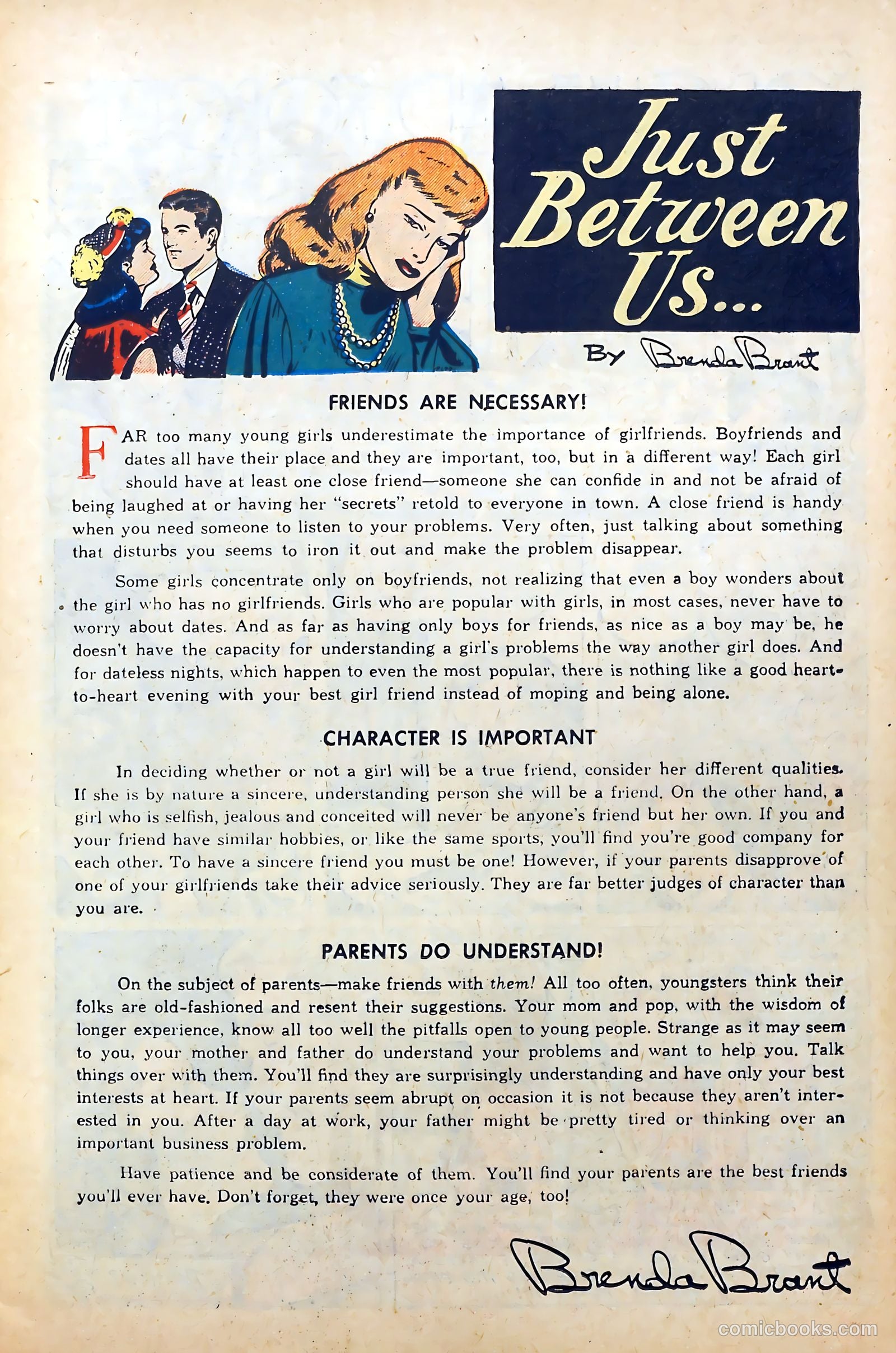 Popular Romance #21 (1952) — page 11 of 36