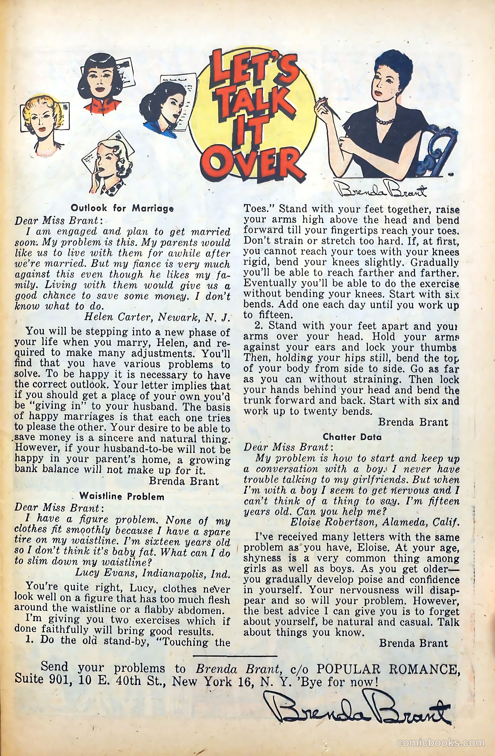Popular Romance #21 (1952) — page 25 of 36