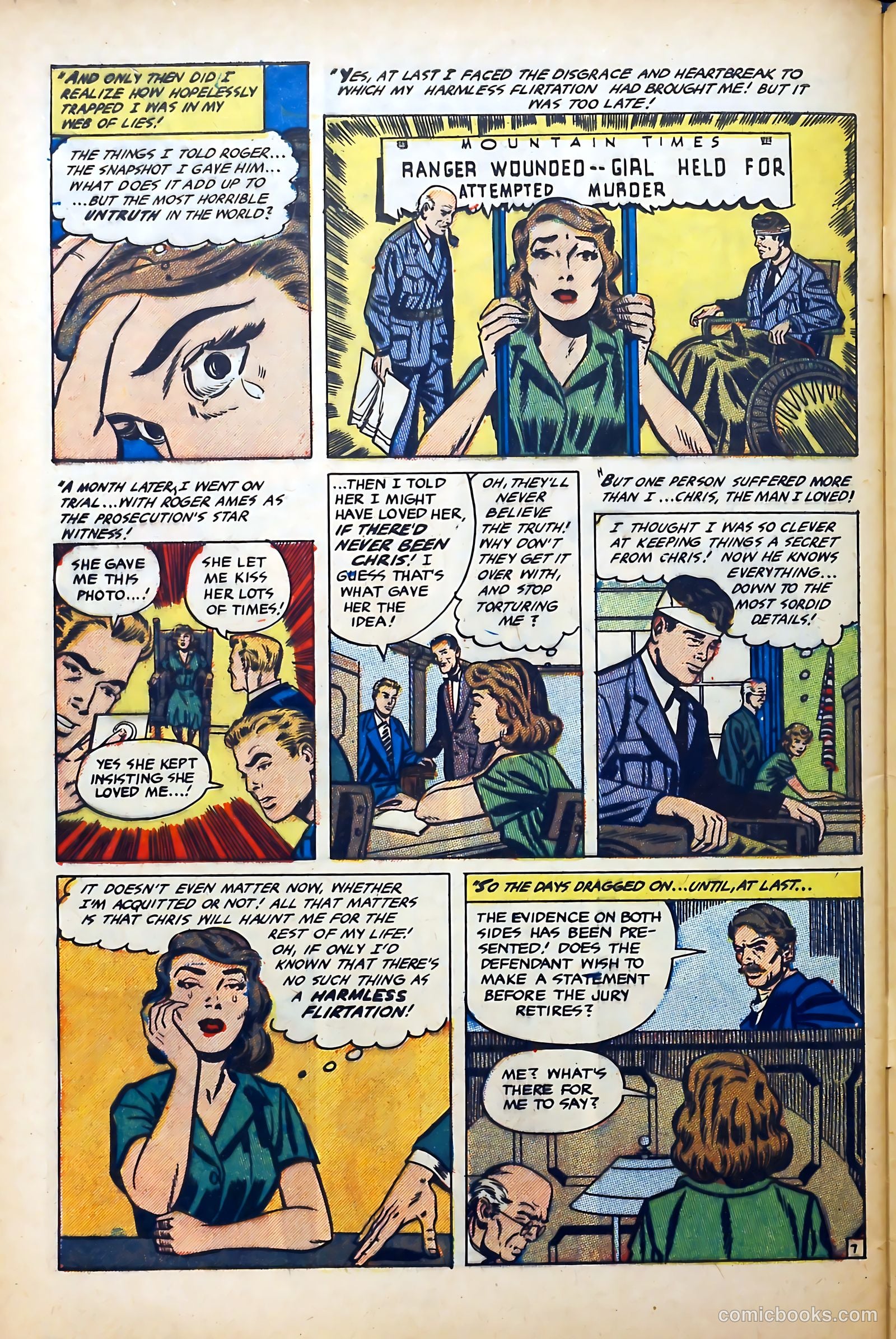 Popular Romance #21 (1952) — page 32 of 36