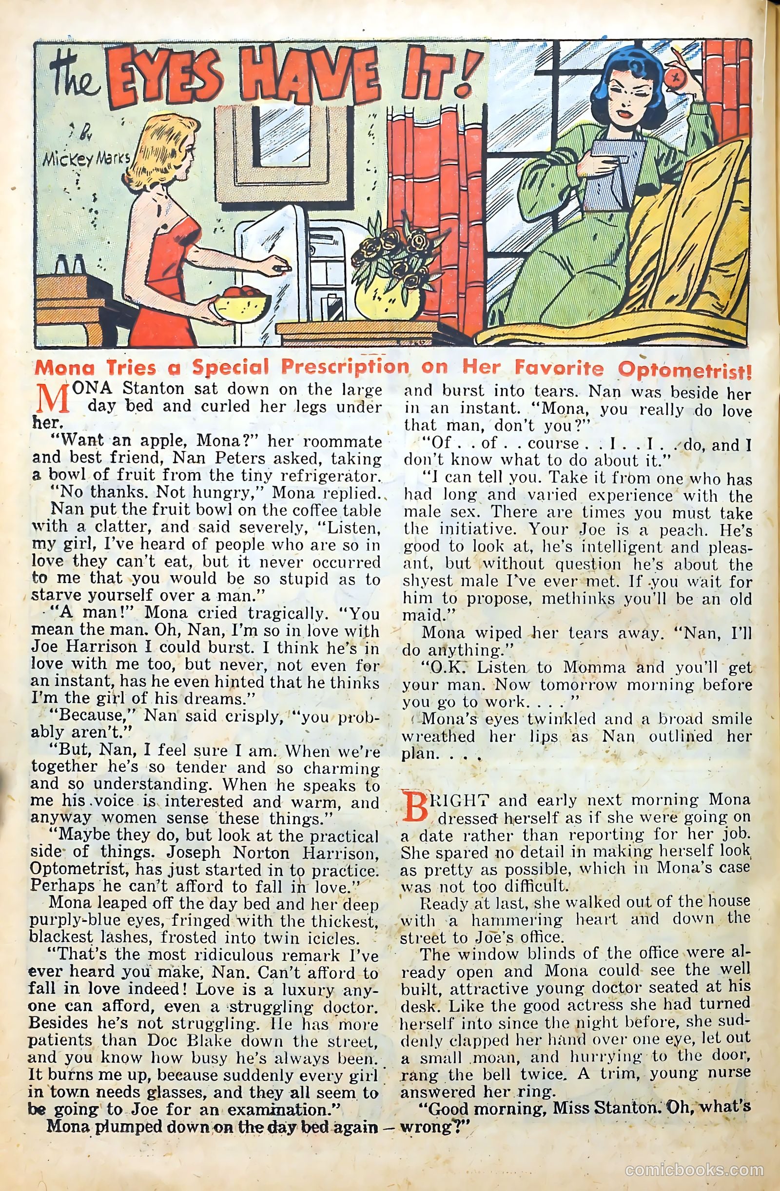 Popular Romance #22 (1953) — page 22 of 37