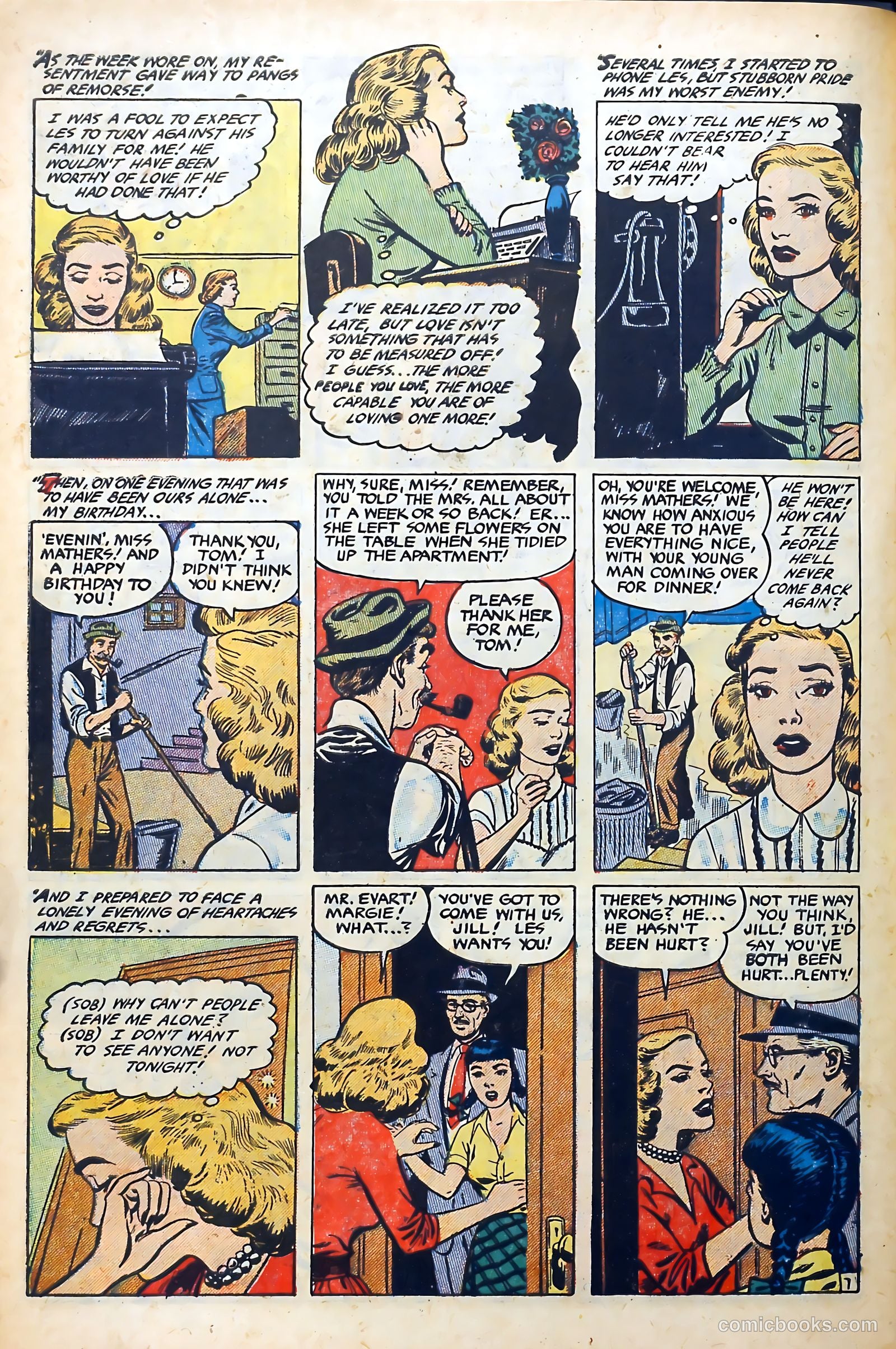 Popular Romance #22 (1953) — page 30 of 37
