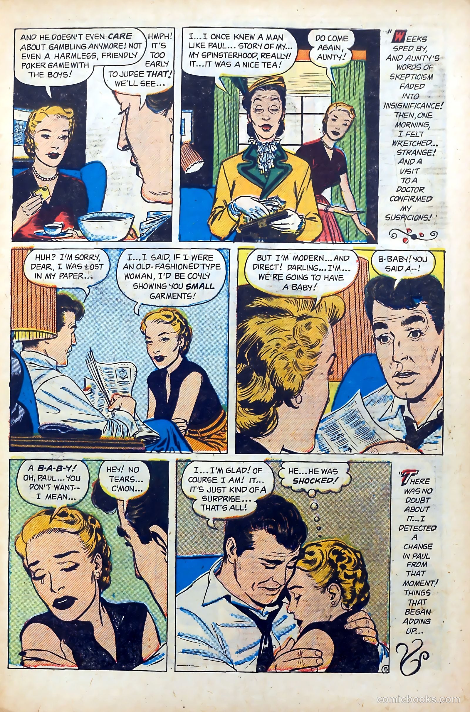 Popular Romance #24 (1953) — page 7 of 36