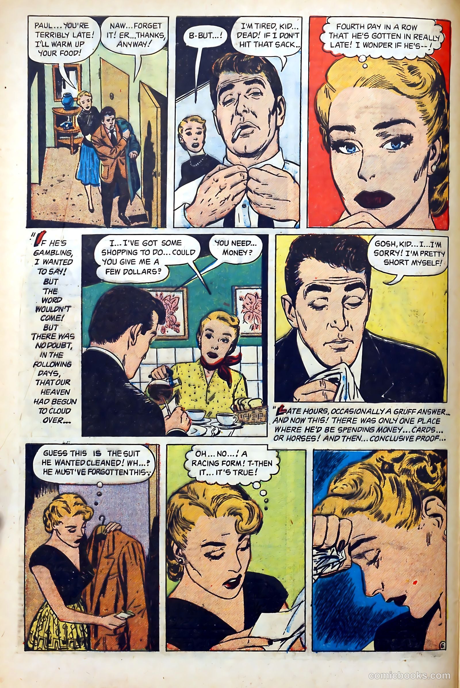 Popular Romance #24 (1953) — page 8 of 36