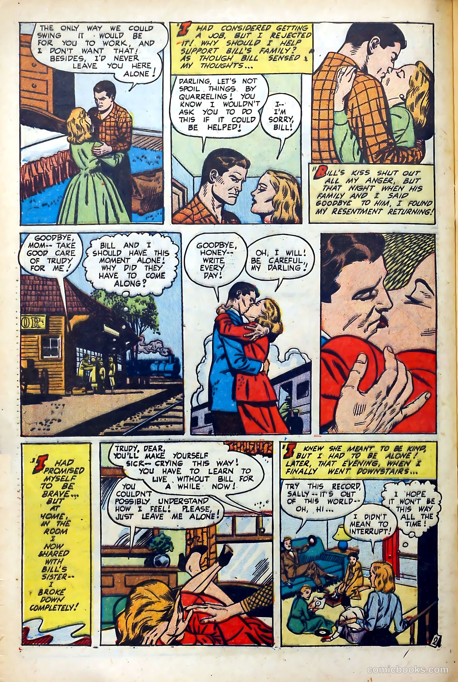Popular Romance #24 (1953) — page 28 of 36