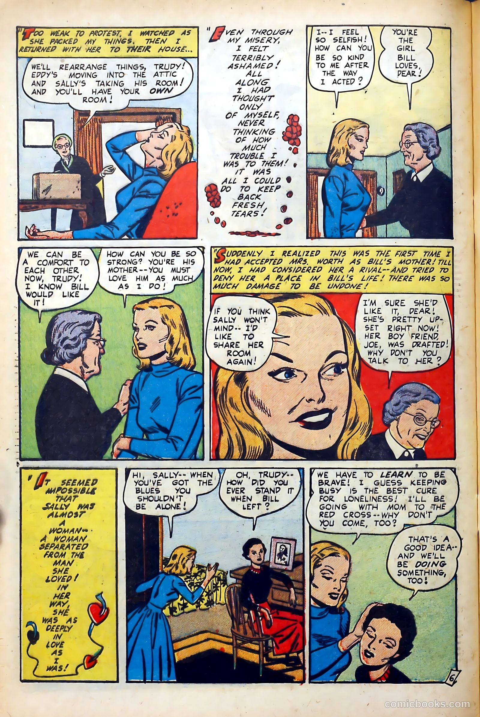 Popular Romance #24 (1953) — page 32 of 36