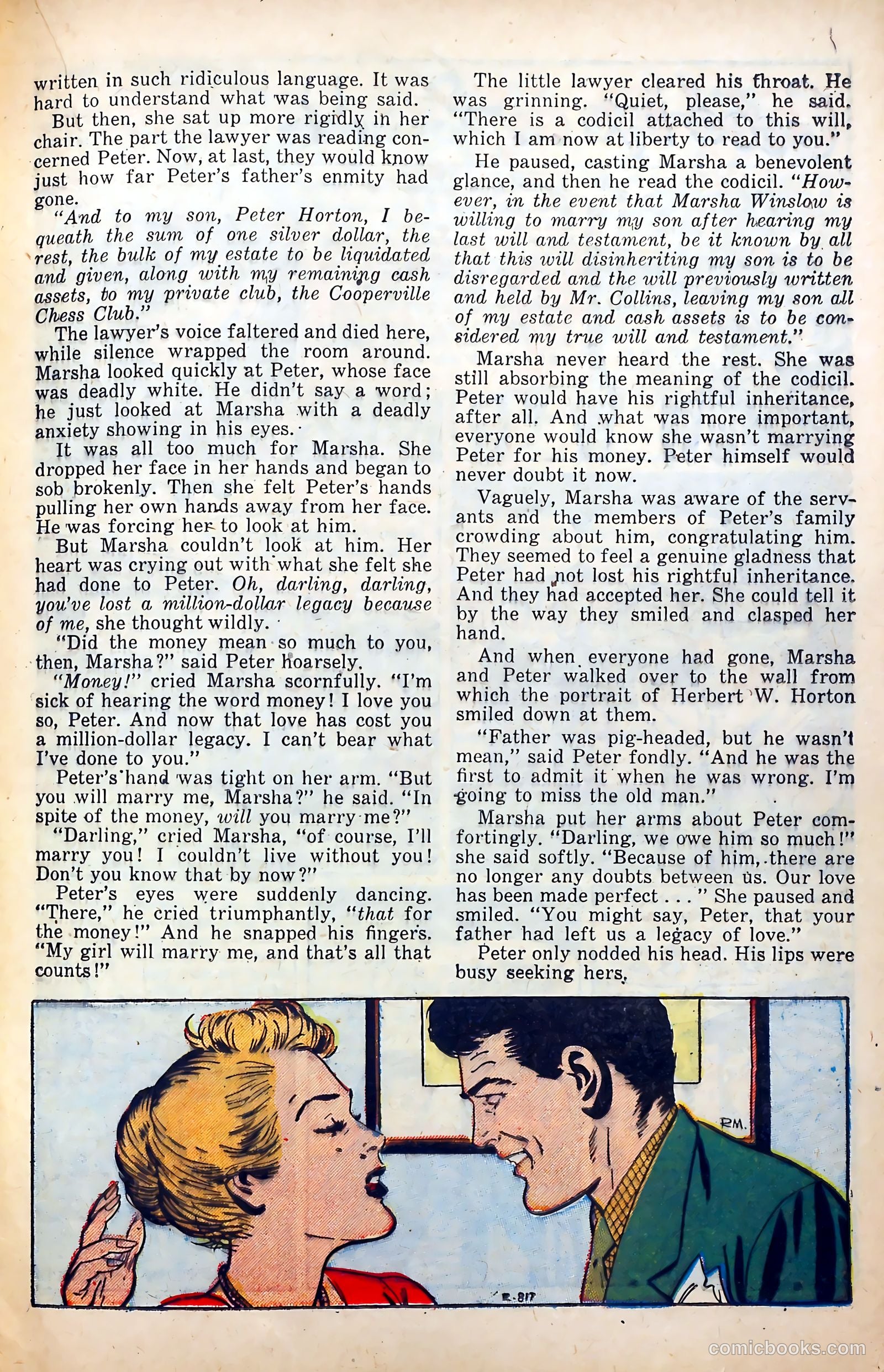 Popular Romance #25 (1953) — page 21 of 36