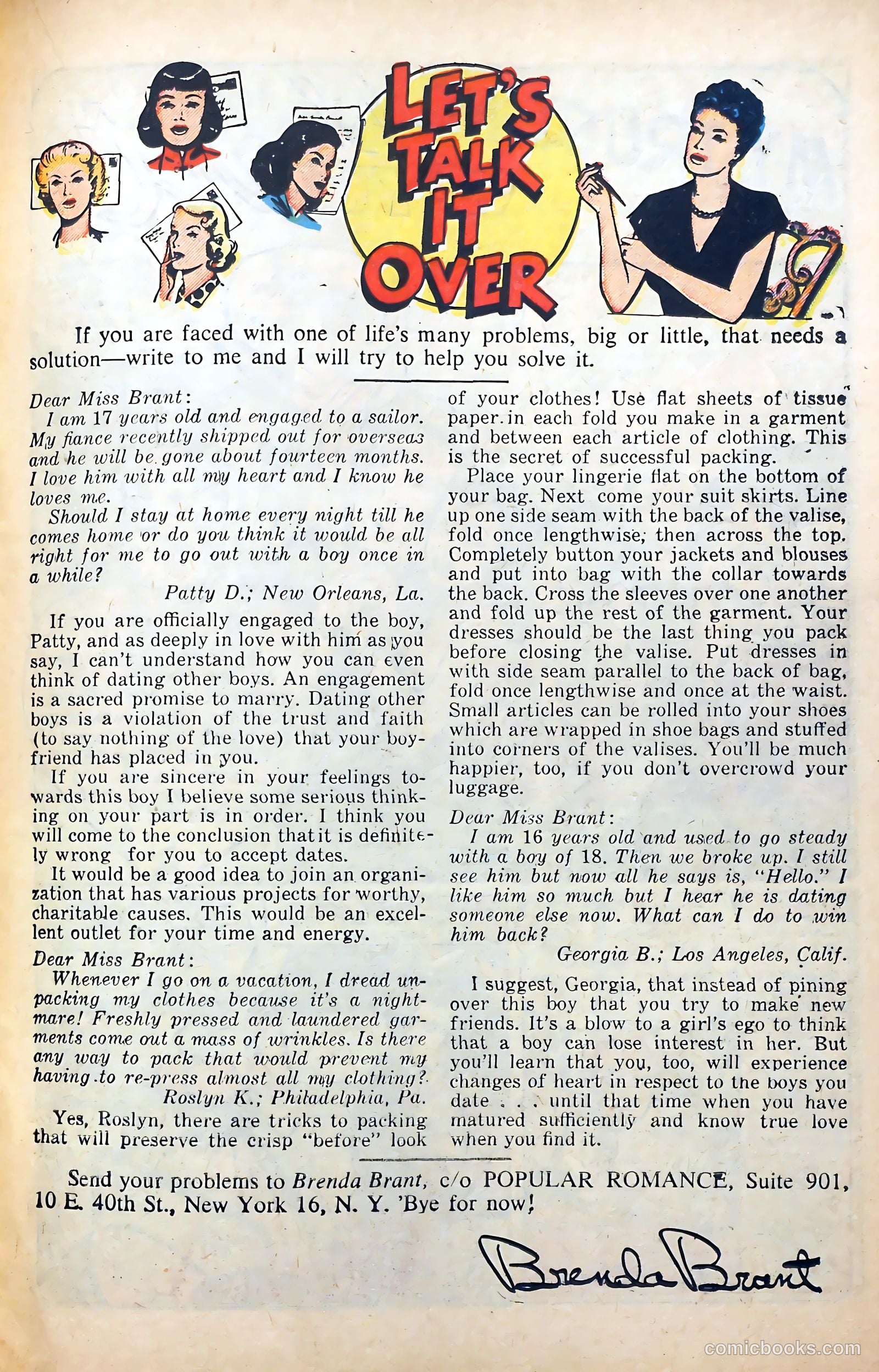 Popular Romance #25 (1953) — page 23 of 36