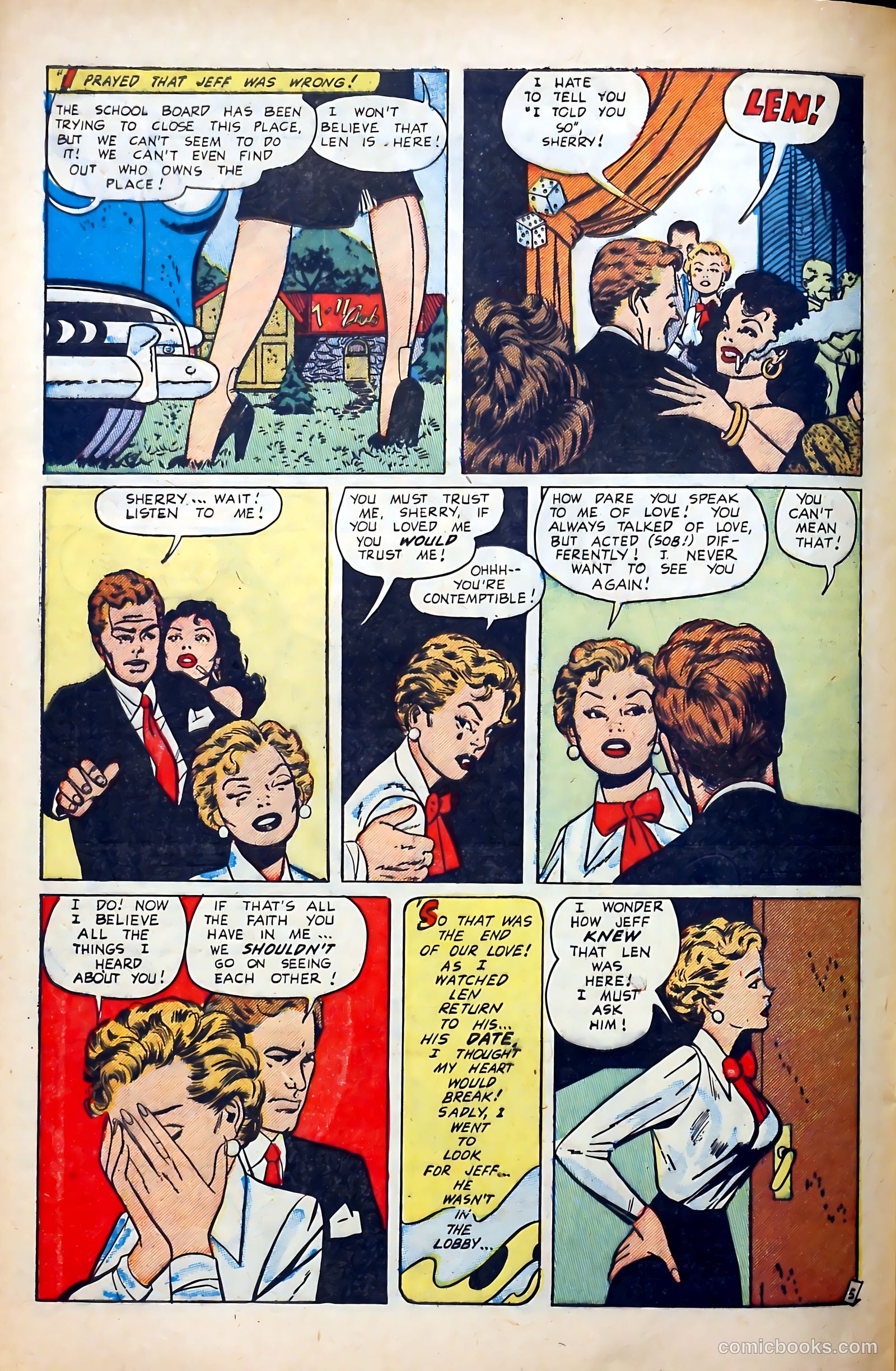 Popular Romance #25 (1953) — page 28 of 36