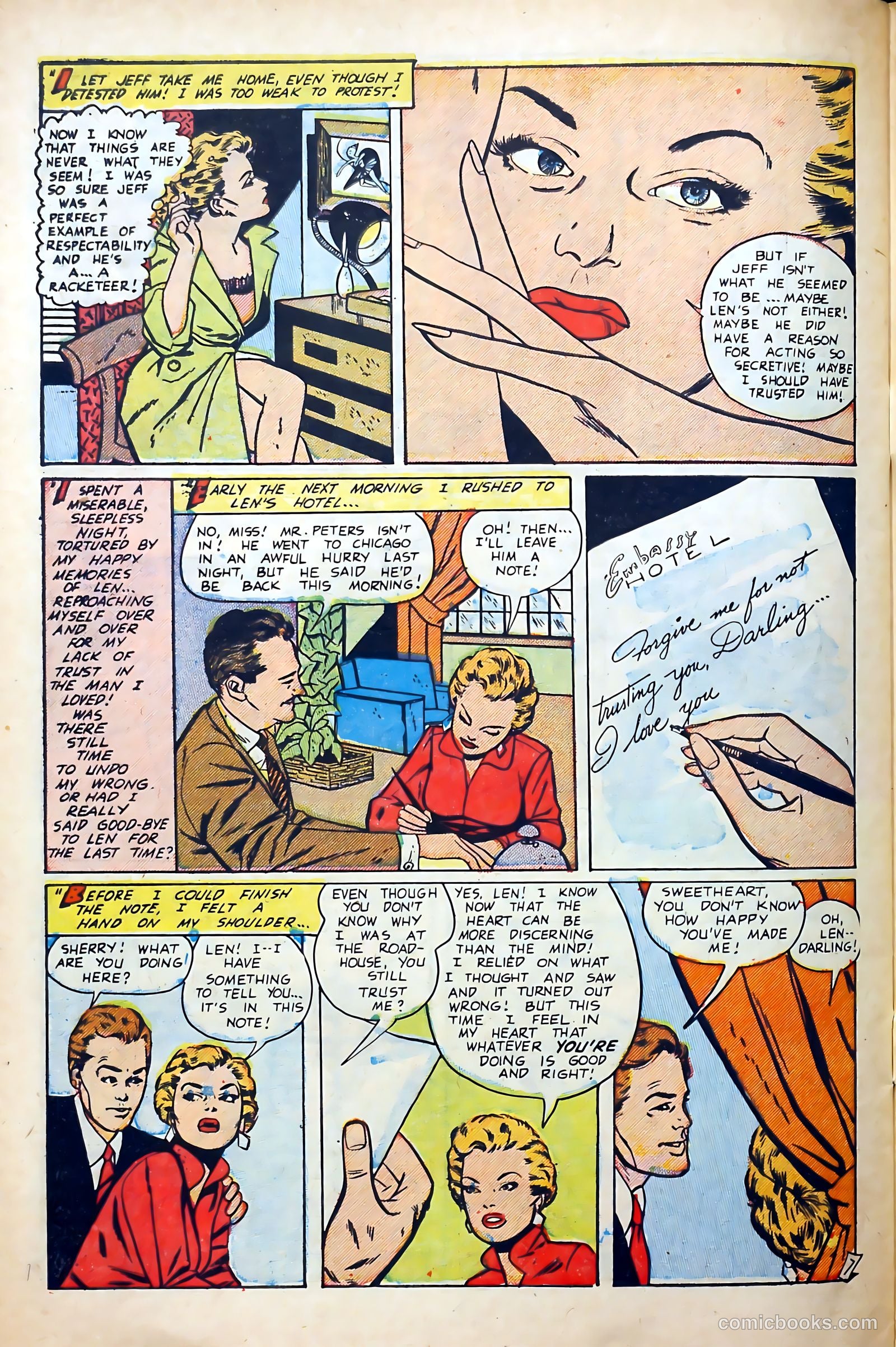 Popular Romance #25 (1953) — page 30 of 36
