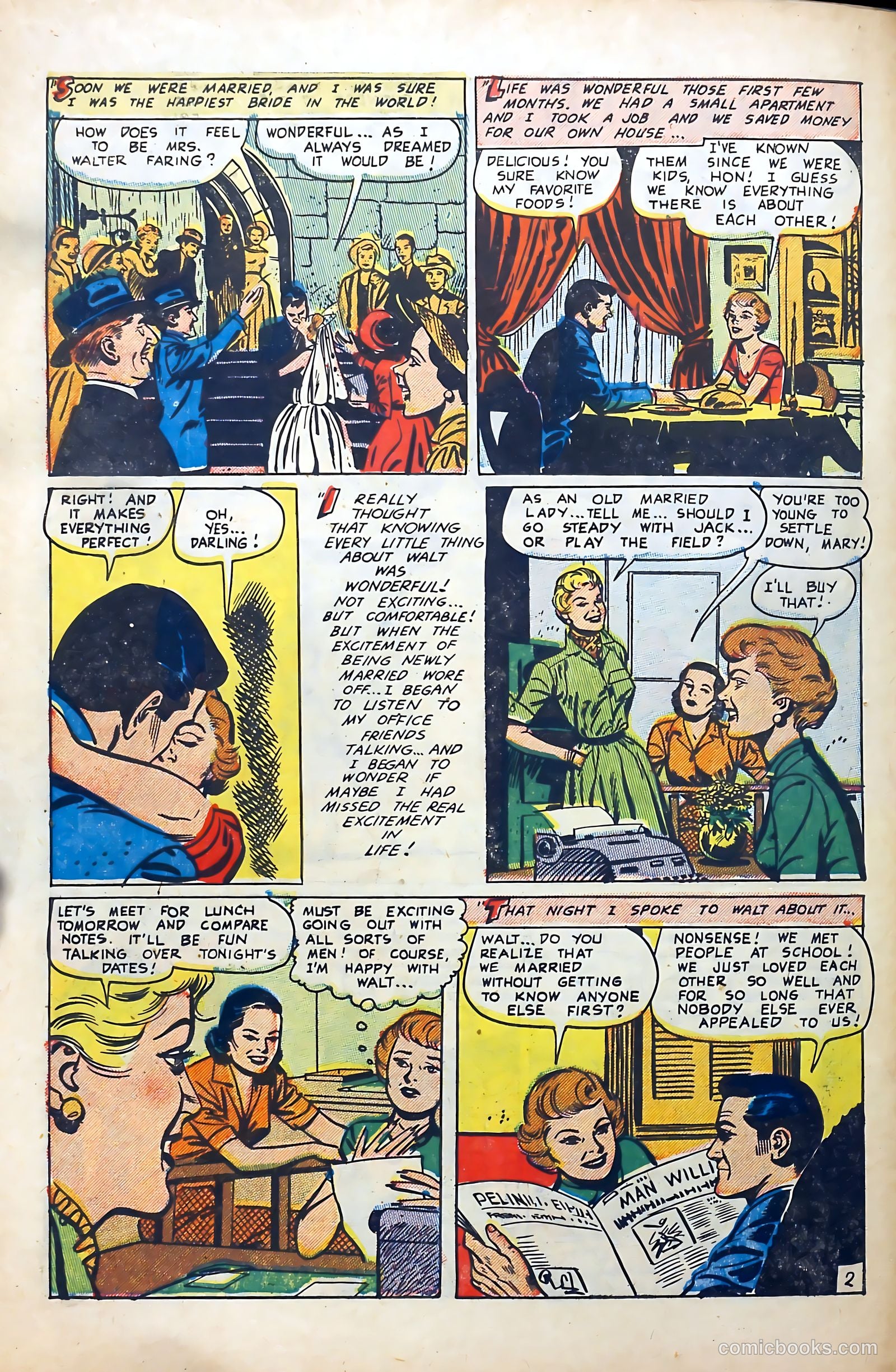Popular Romance #27 (1953) — page 30 of 36