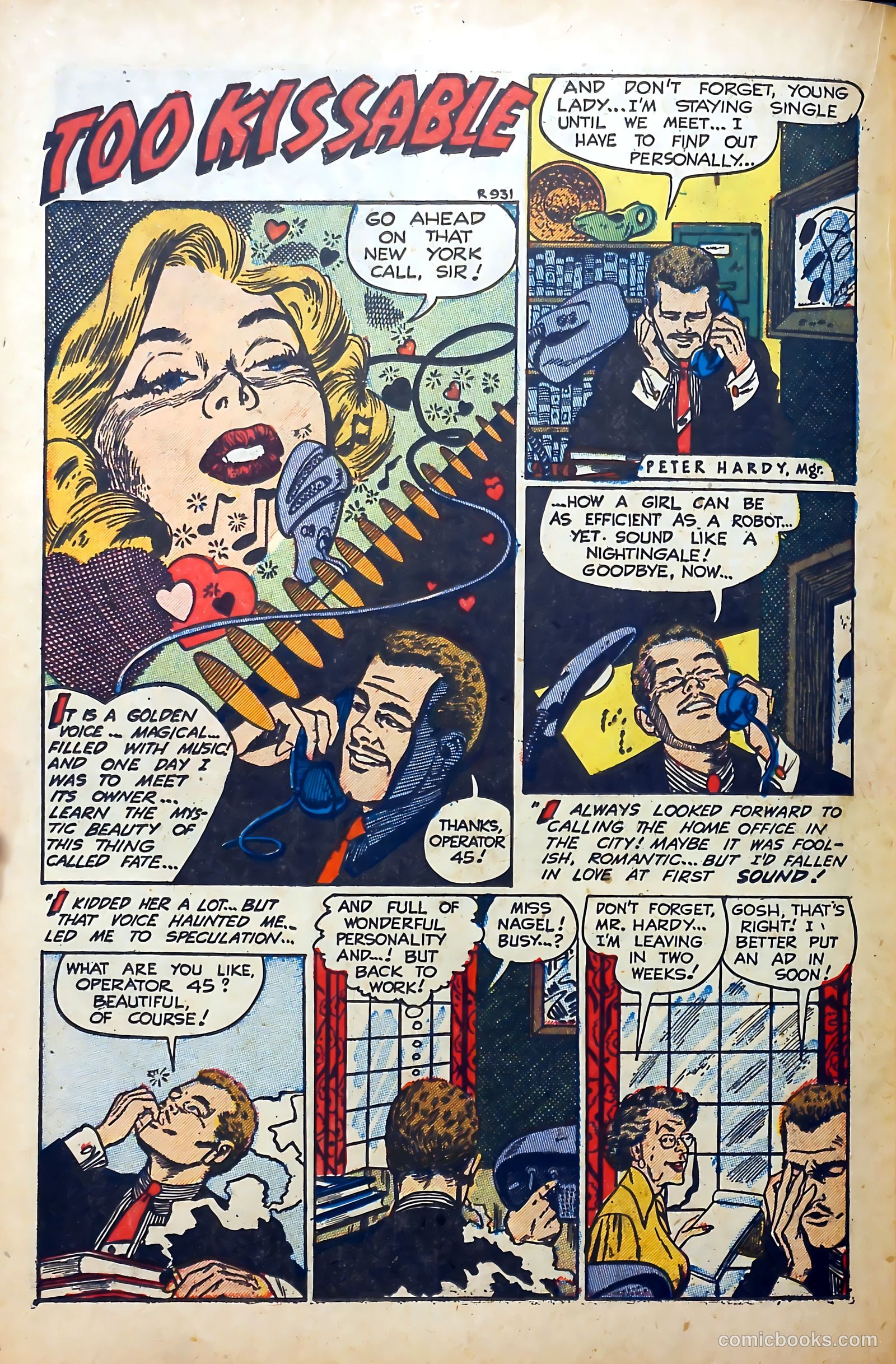 Popular Romance #28 (1954) — page 22 of 36