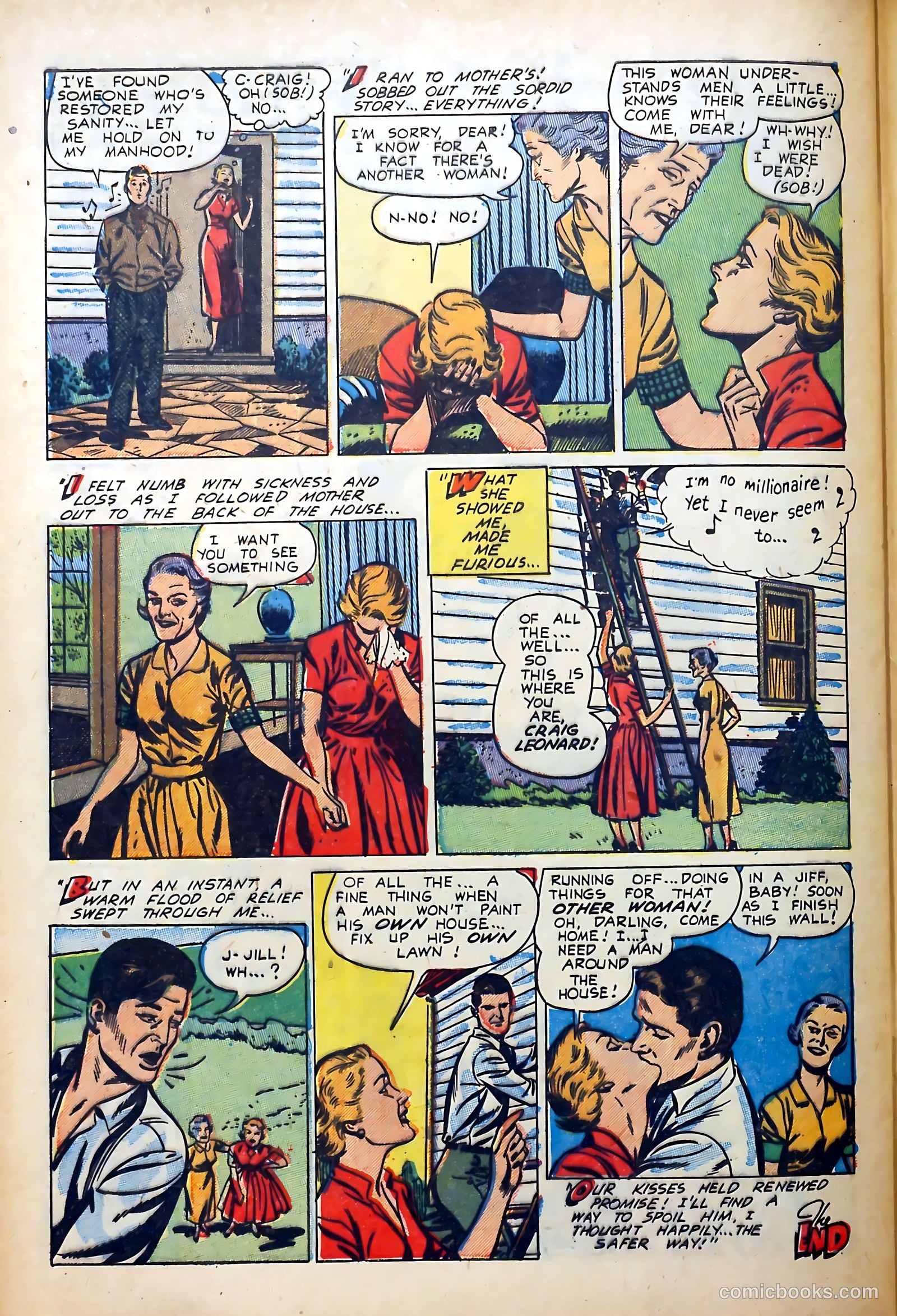 Popular Romance #28 (1954) — page 32 of 36