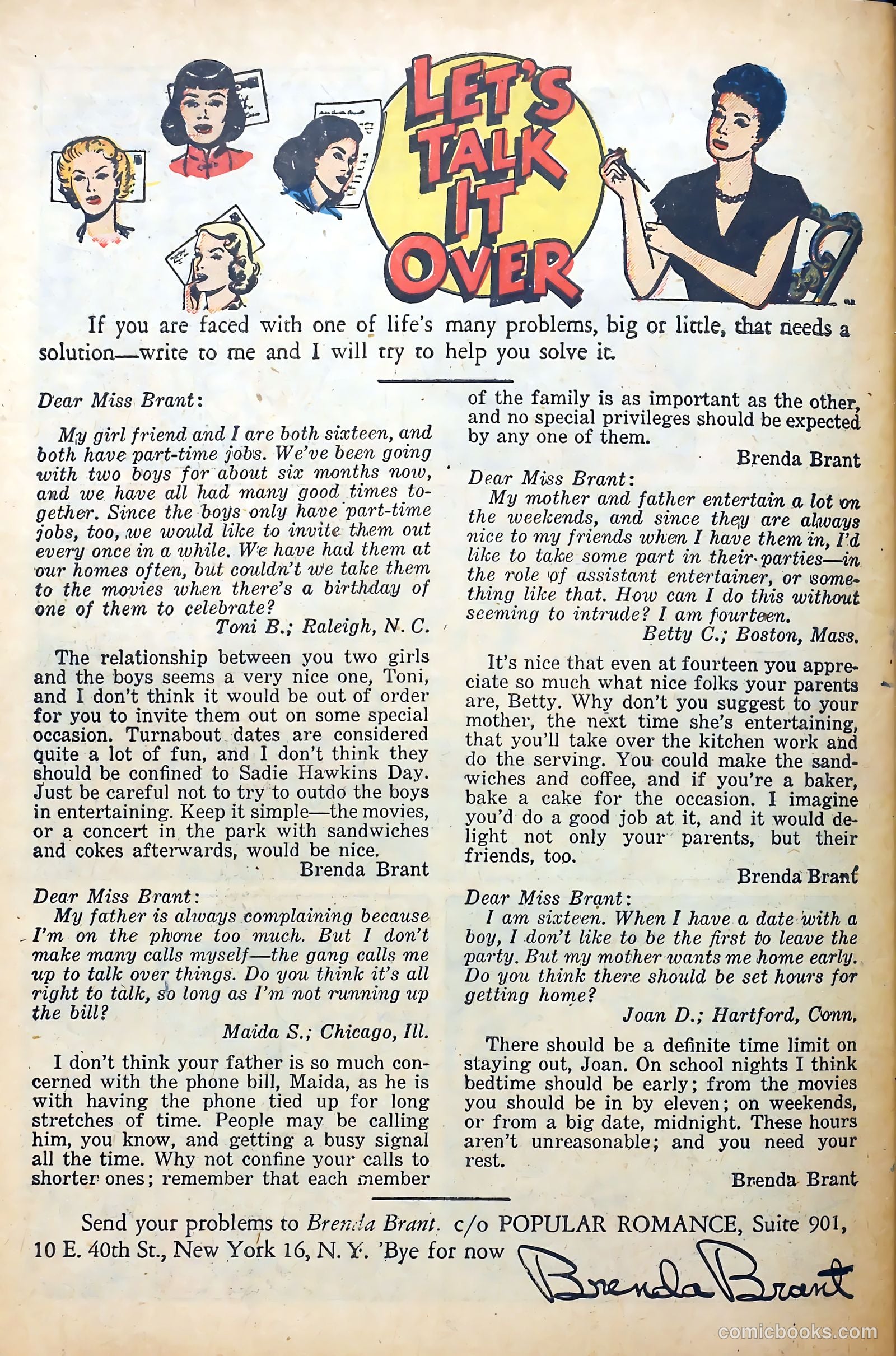 Popular Romance #28 (1954) — page 34 of 36