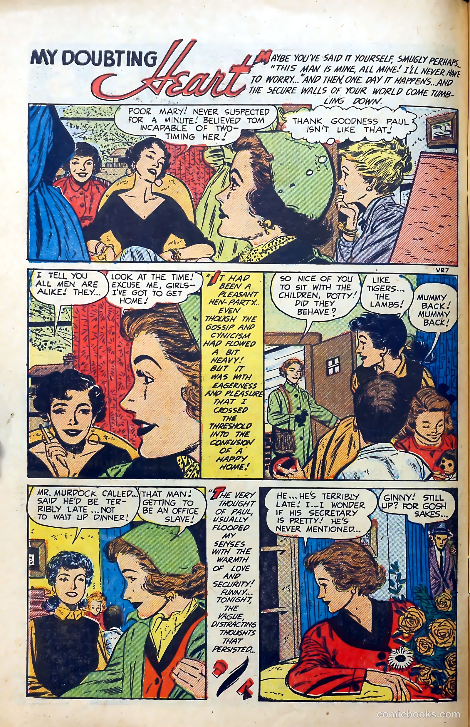 Popular Romance #29 (1954) — page 30 of 37