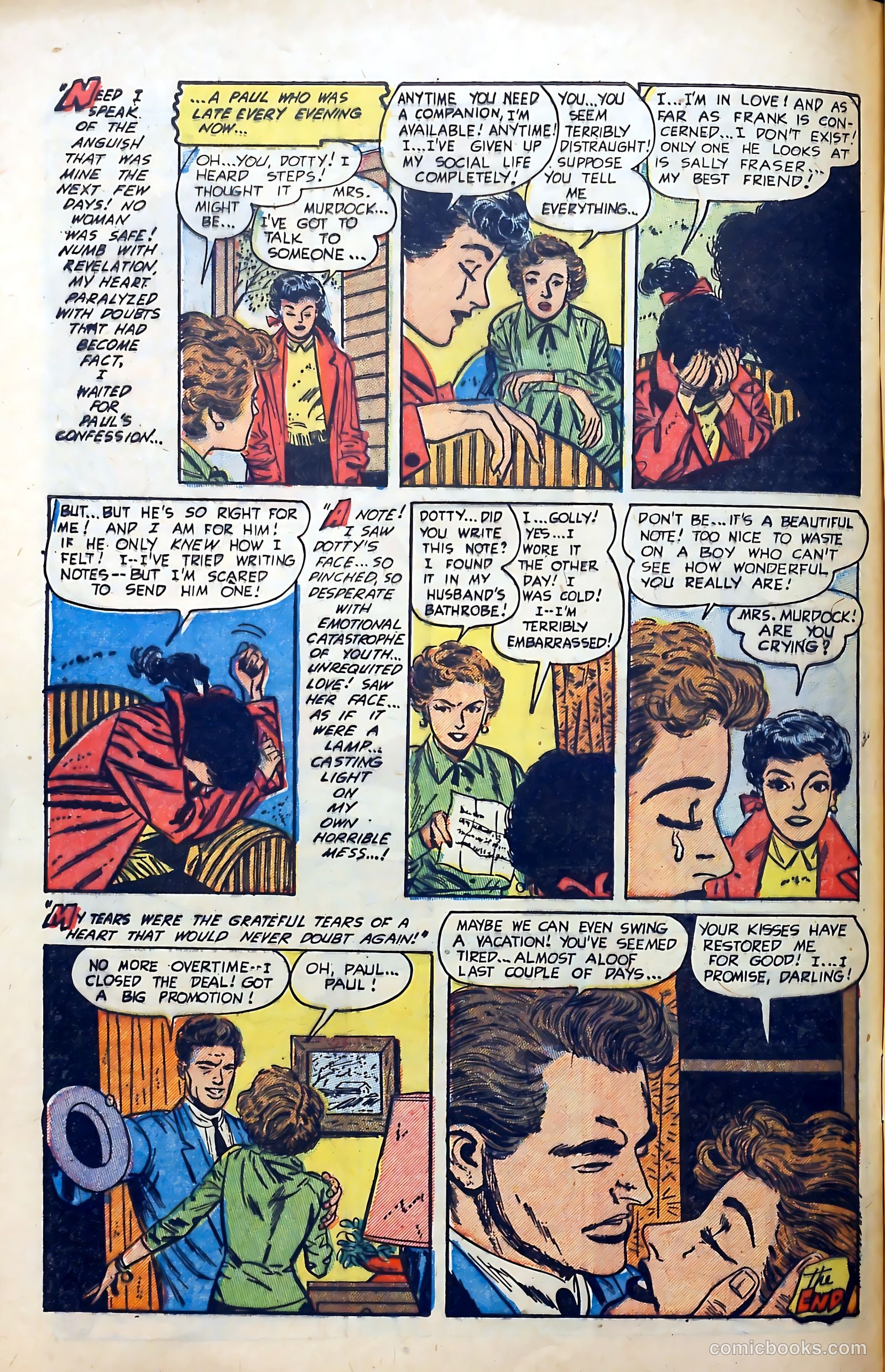 Popular Romance #29 (1954) — page 32 of 37