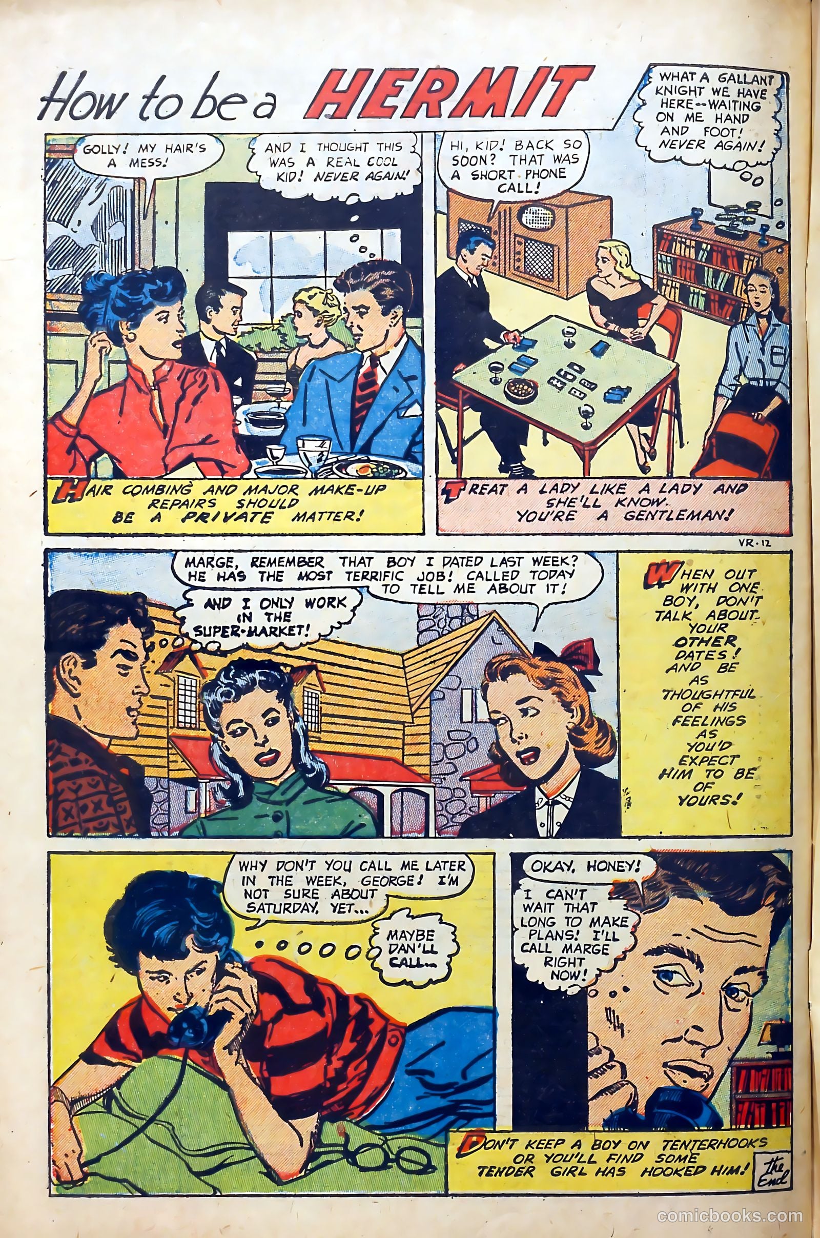 Popular Romance #29 (1954) — page 34 of 37